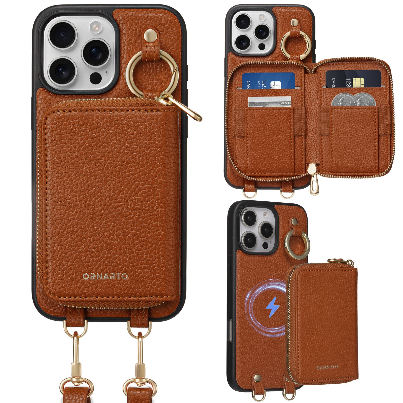 Magnetic Detachable Wallet Case for iPhone 16 Pro / Pro Max