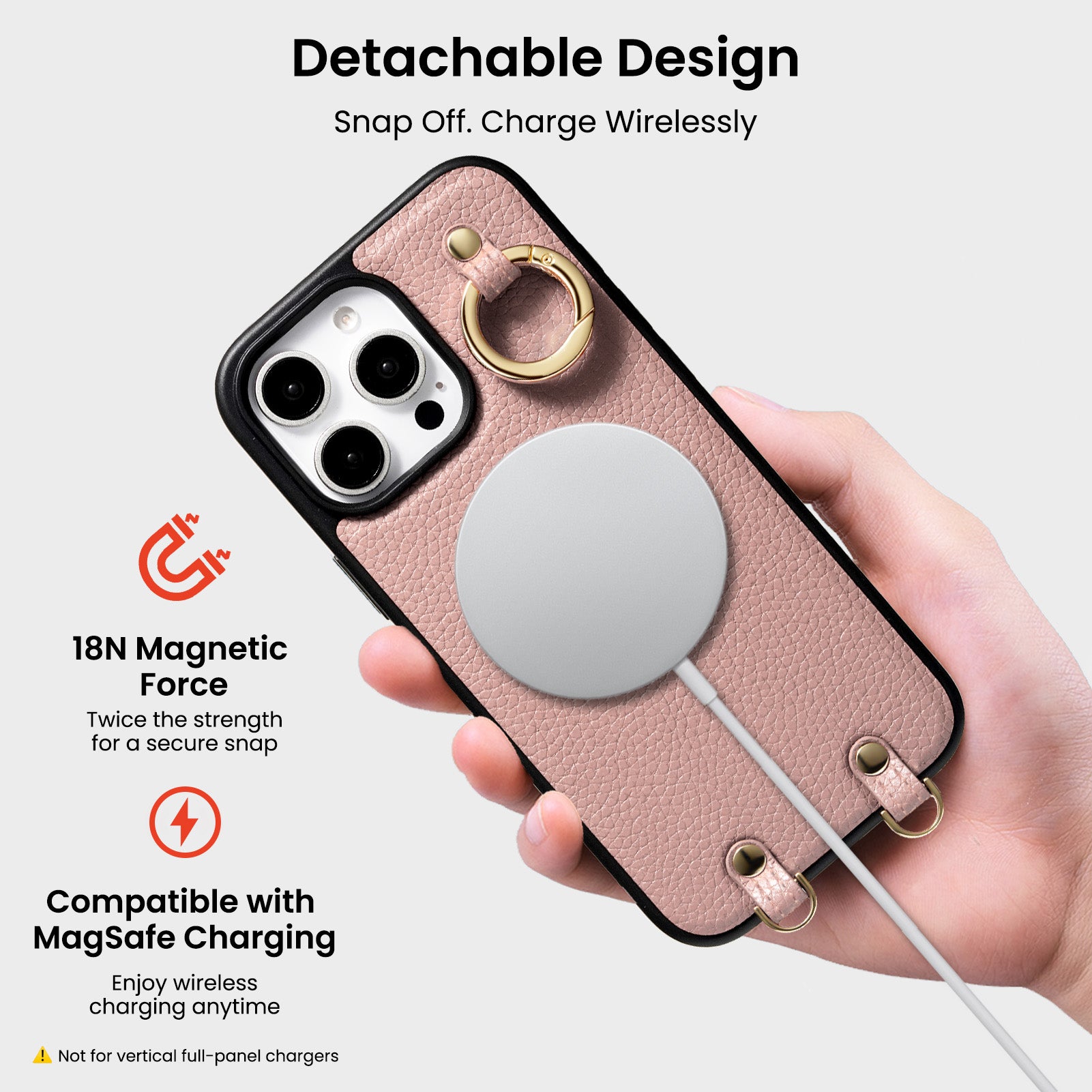 Magnetic Detachable Wallet Case for iPhone 16 Pro / Pro Max