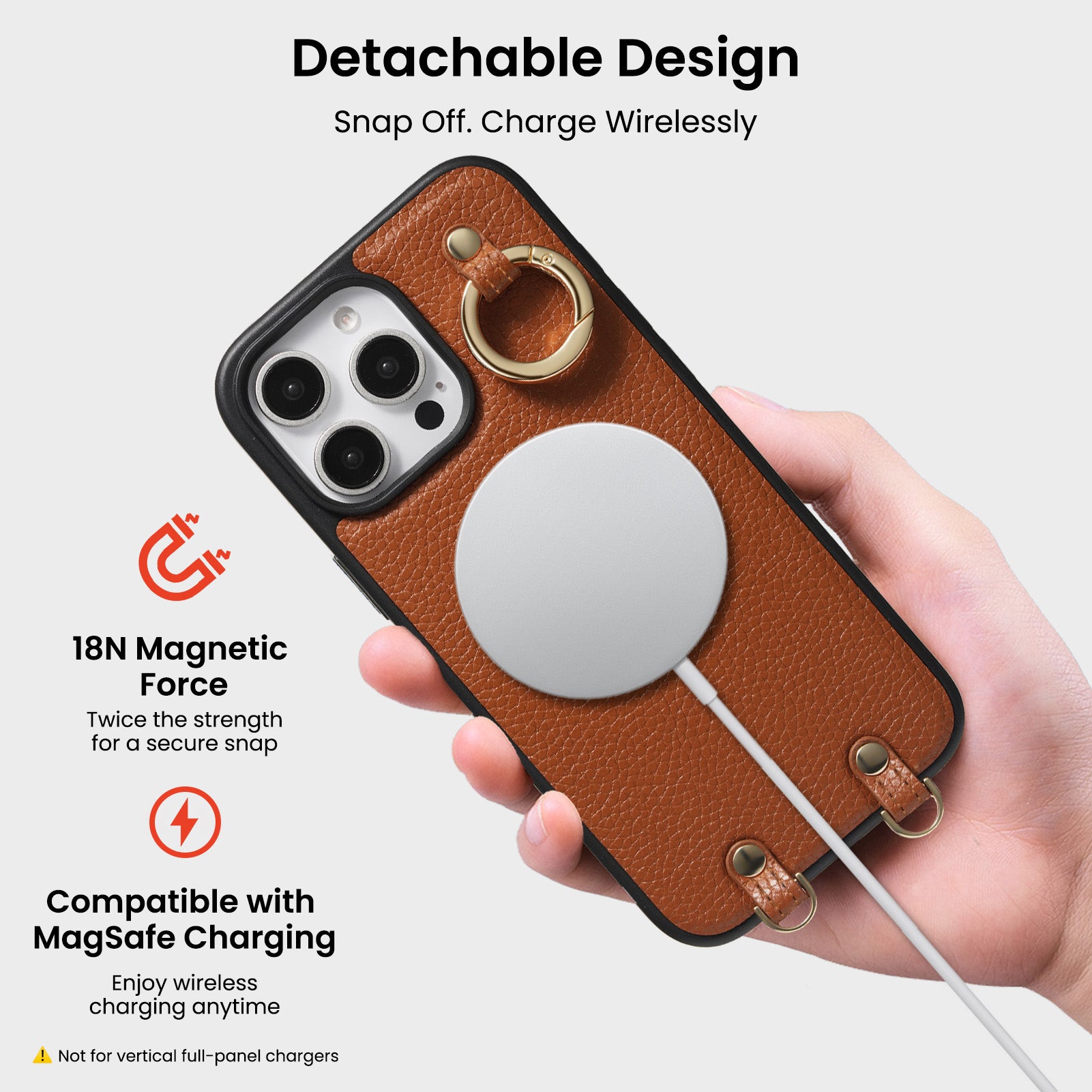 Magnetic Detachable Wallet Case for iPhone 16 Pro / Pro Max