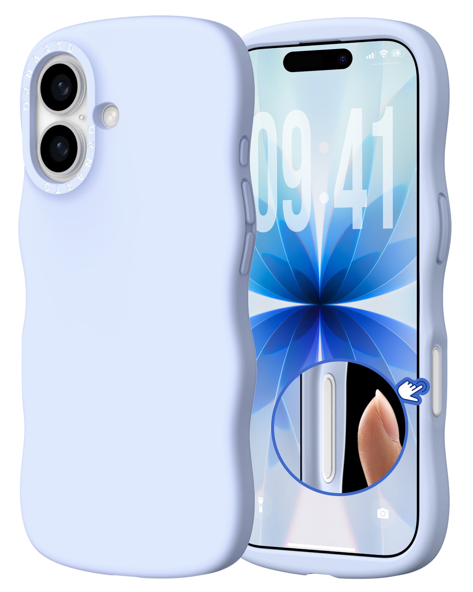 Wavy Liquid Silicone for iPhone 17 Series