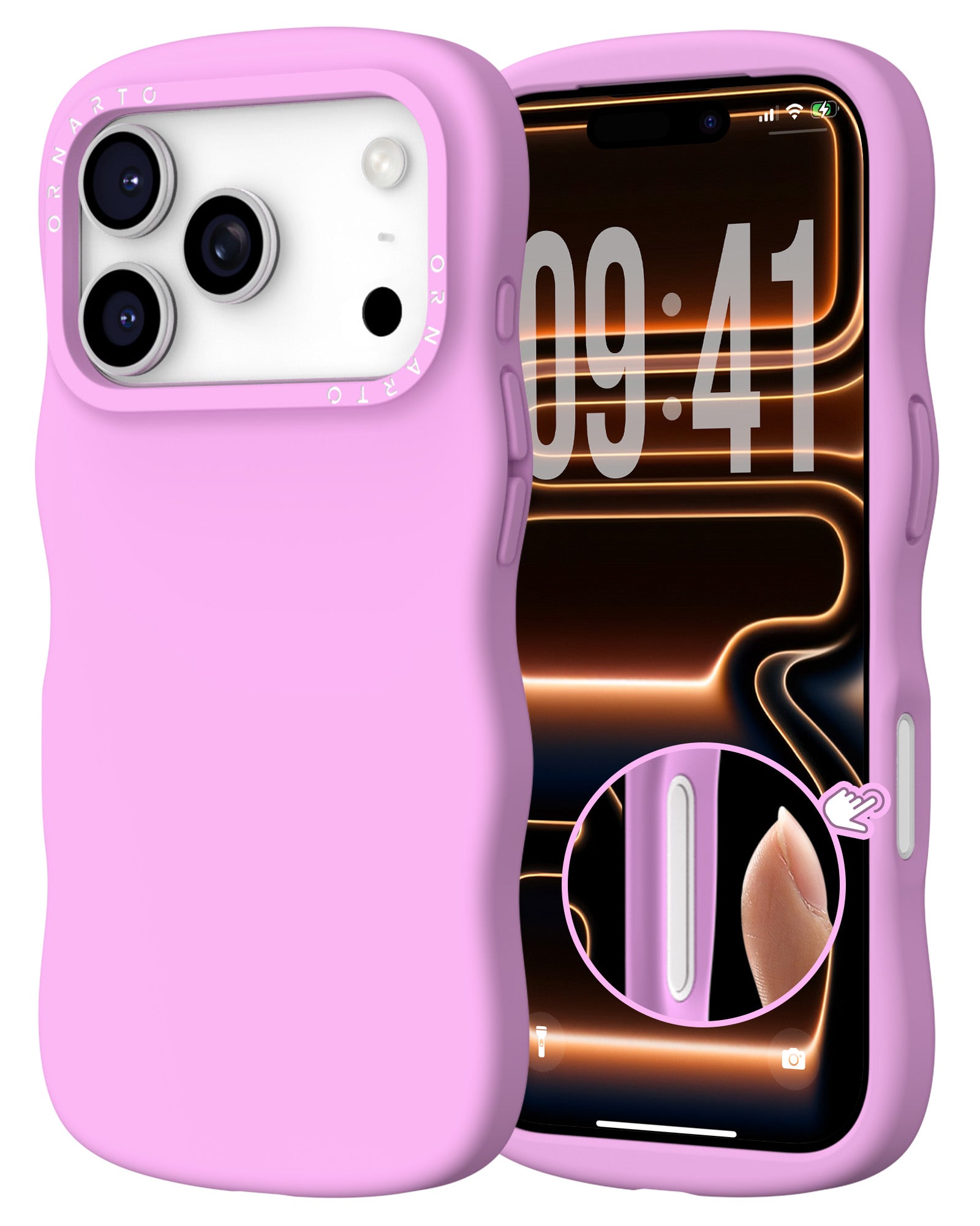 Wavy Liquid Silicone for iPhone 17 Series