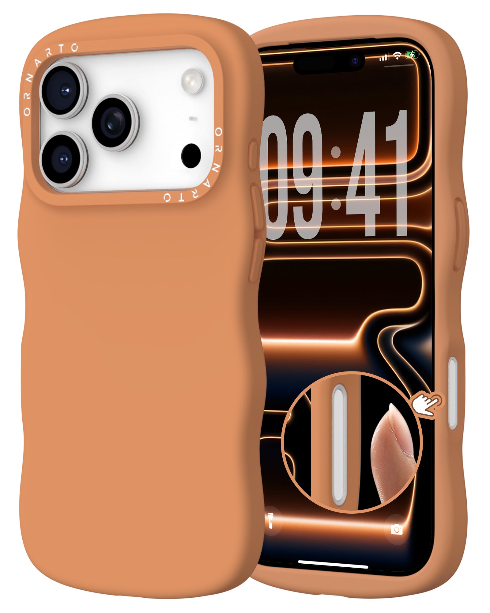 Wavy Liquid Silicone for iPhone 17 Series
