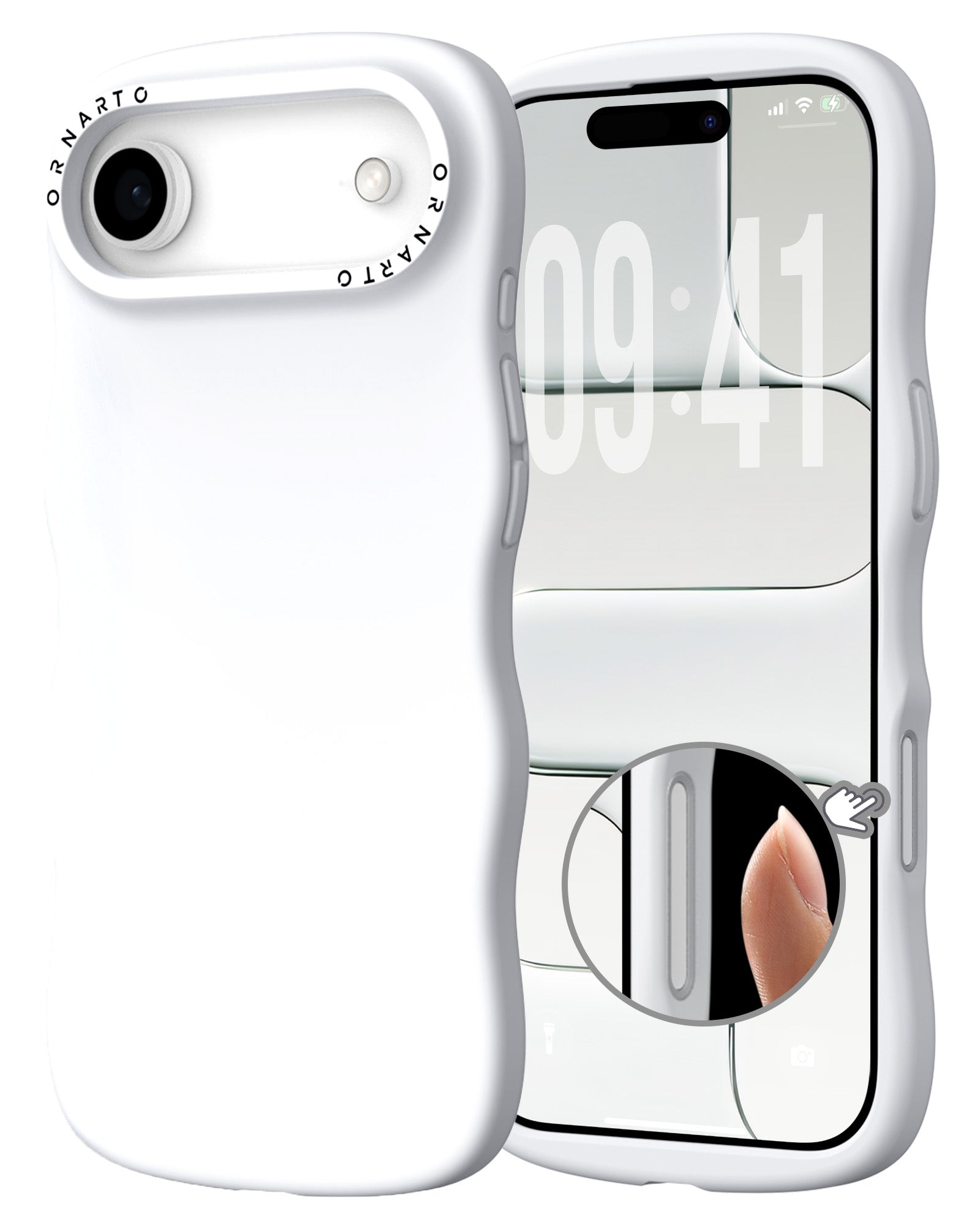 Wavy Liquid Silicone for iPhone 17 Series