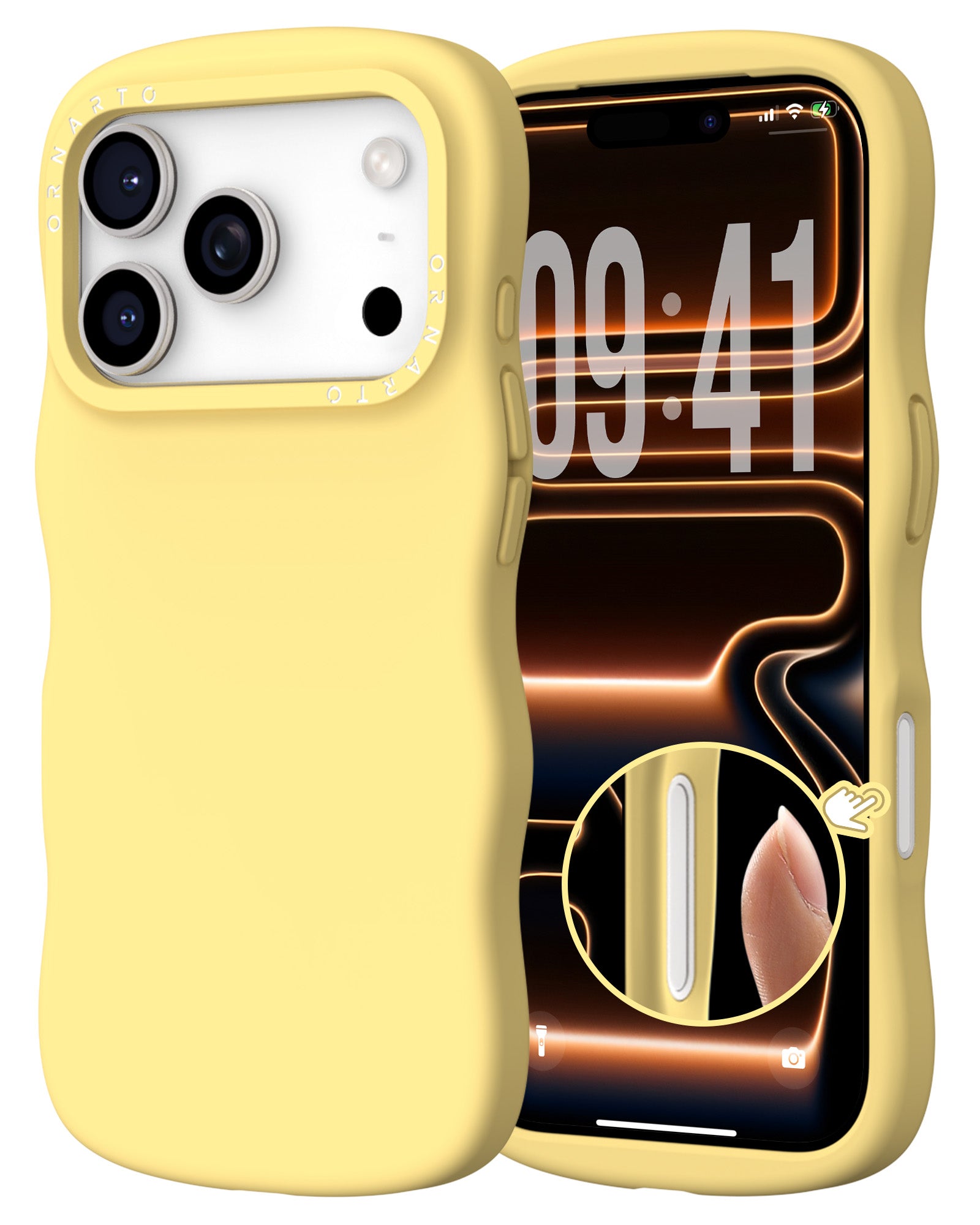 Wavy Liquid Silicone for iPhone 17 Series