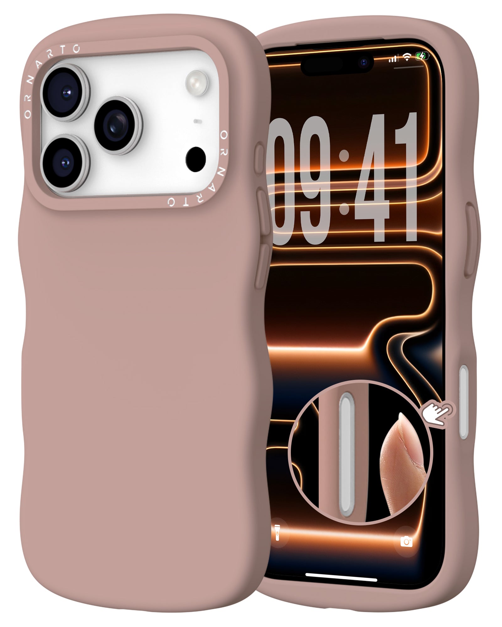 Wavy Liquid Silicone for iPhone 17 Series