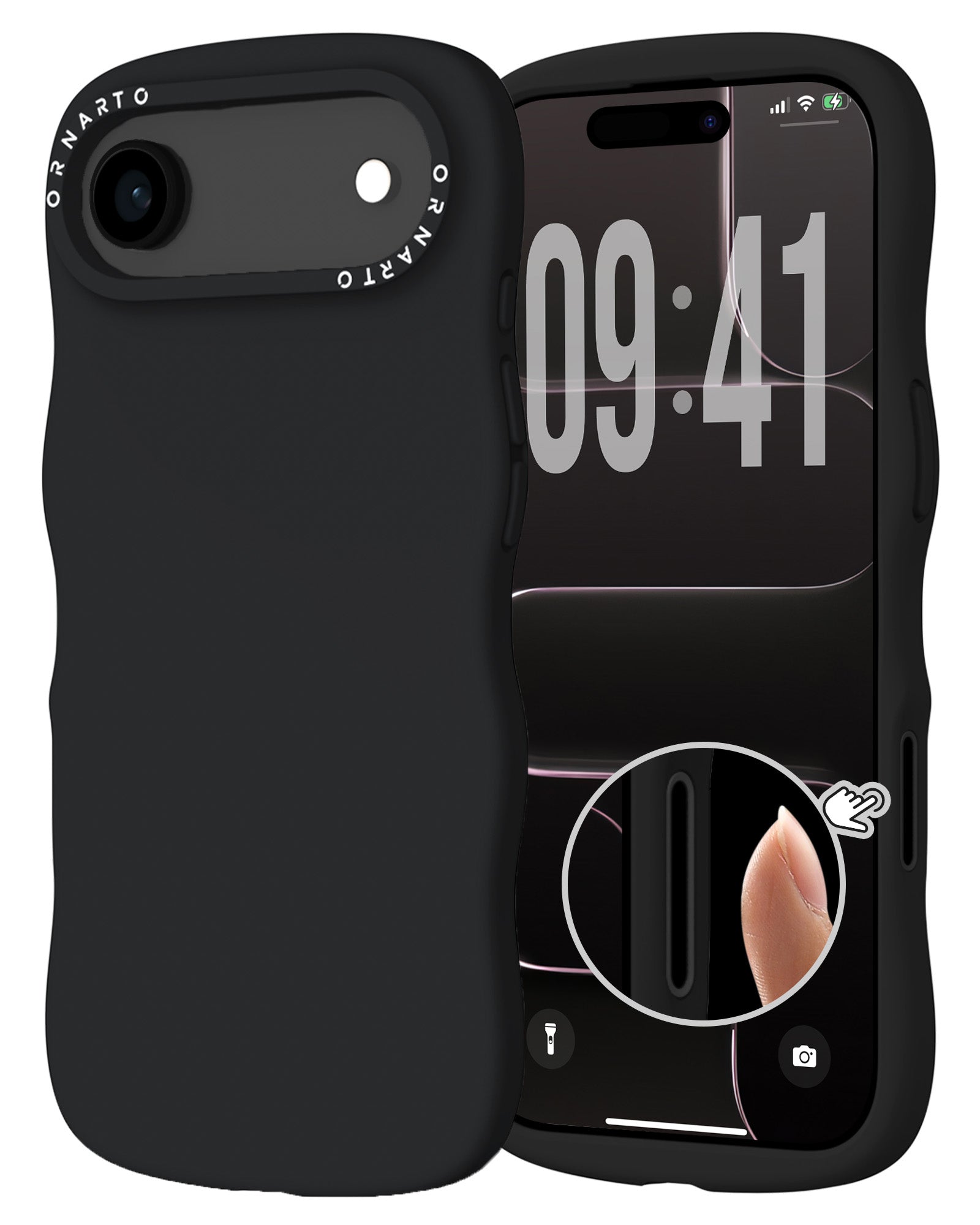 Wavy Liquid Silicone for iPhone 17 Series