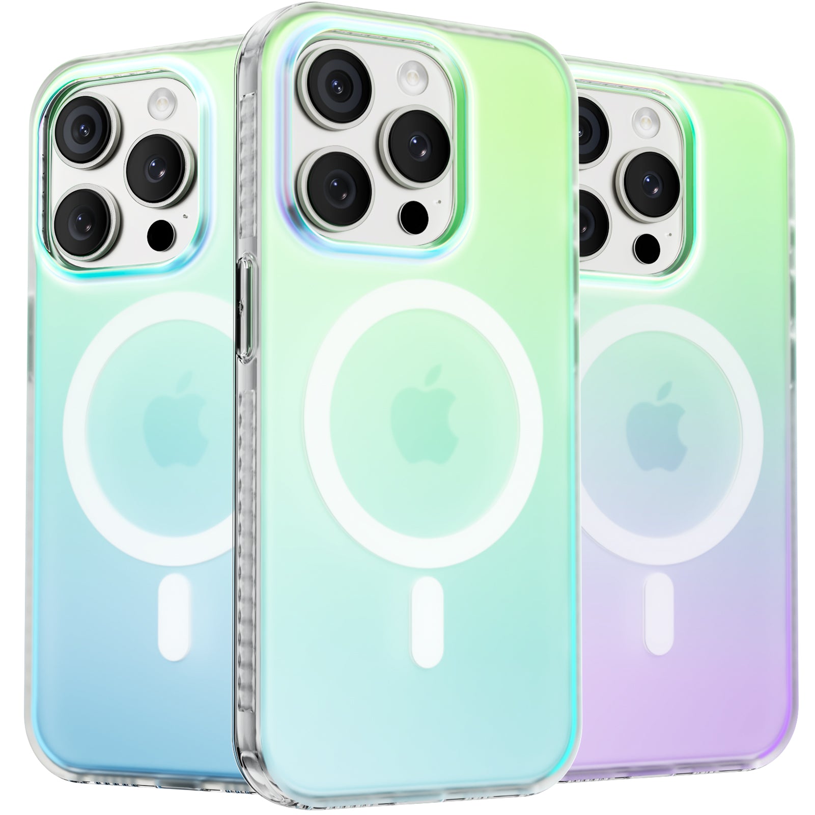 Fluorescent Gradient MagSafe Case for iPhone 15 Series