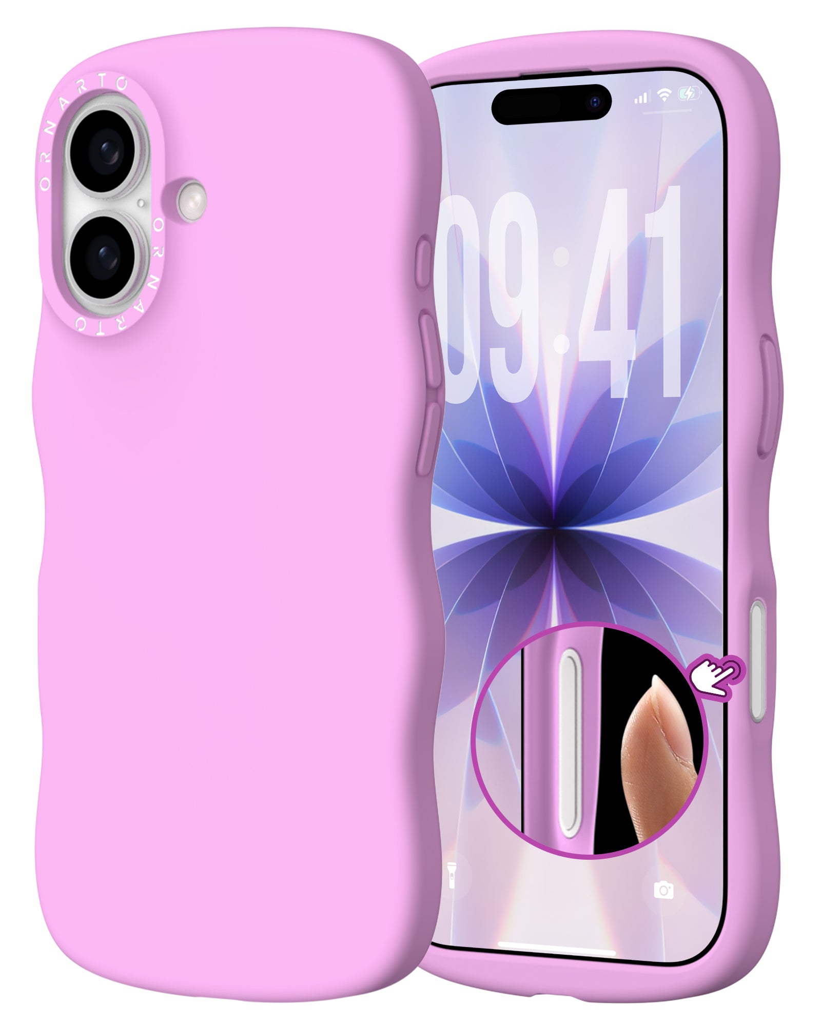 Wavy Liquid Silicone for iPhone 17 Series