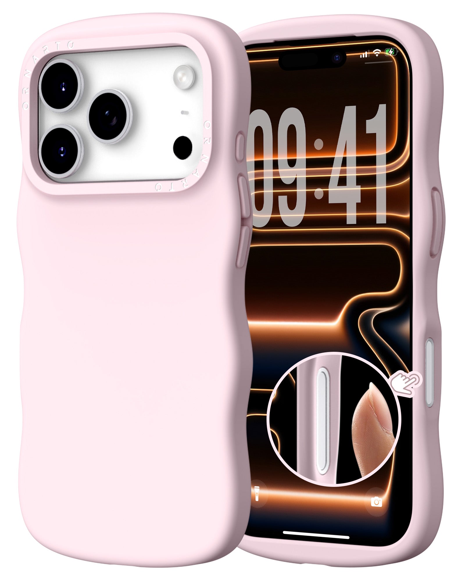 Wavy Liquid Silicone for iPhone 17 Series