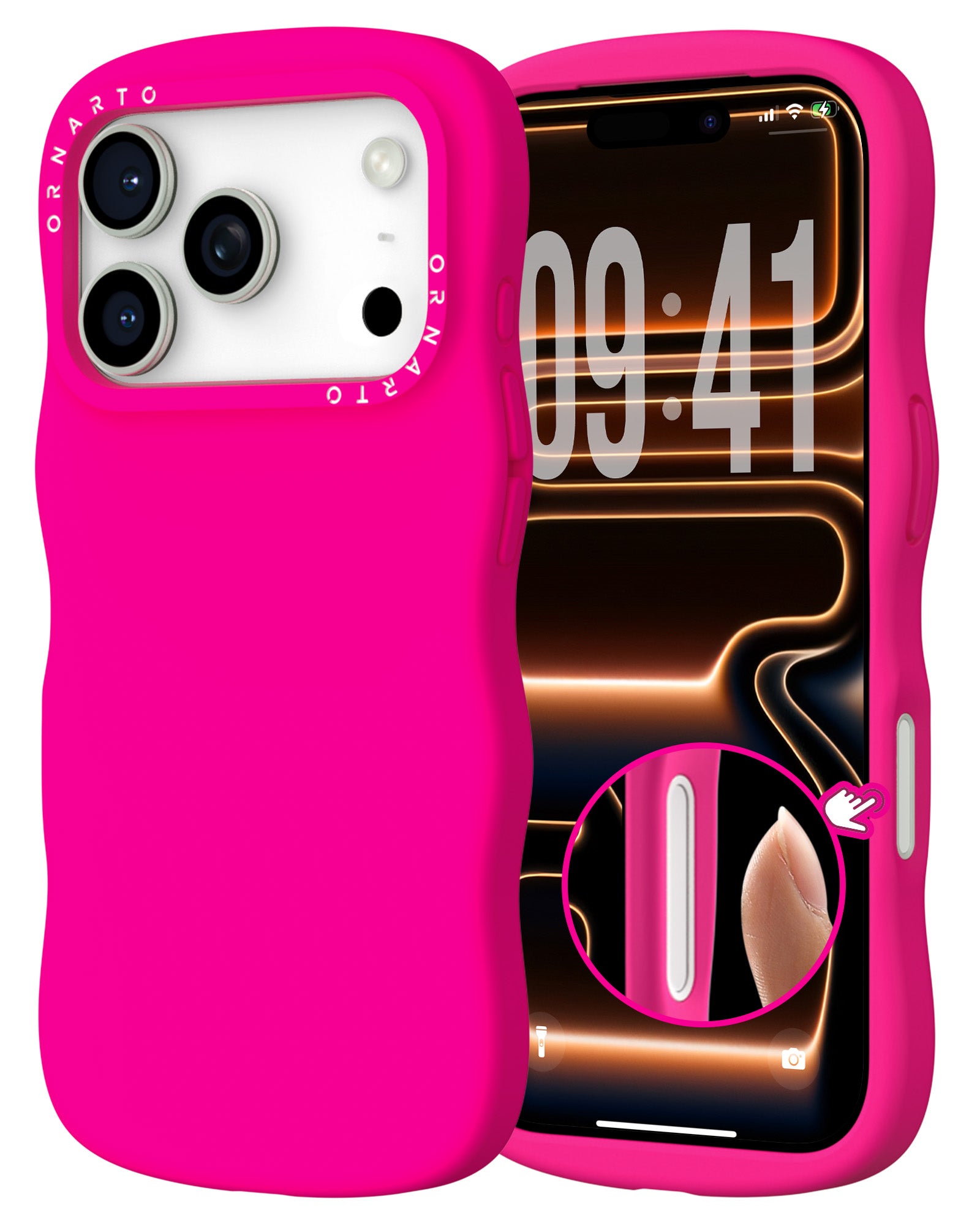 Wavy Liquid Silicone for iPhone 17 Series