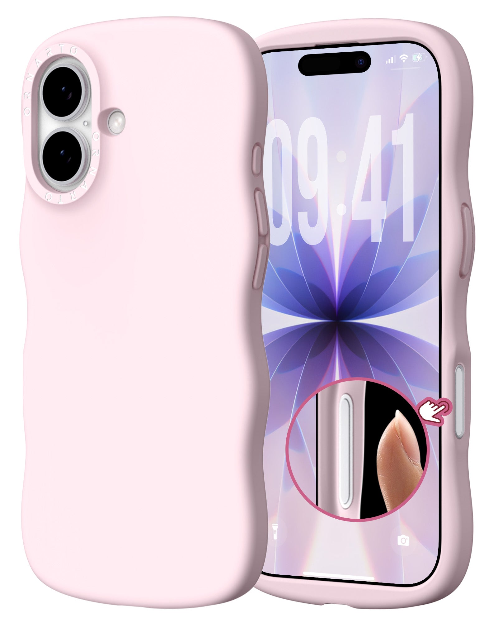 Wavy Liquid Silicone for iPhone 17 Series