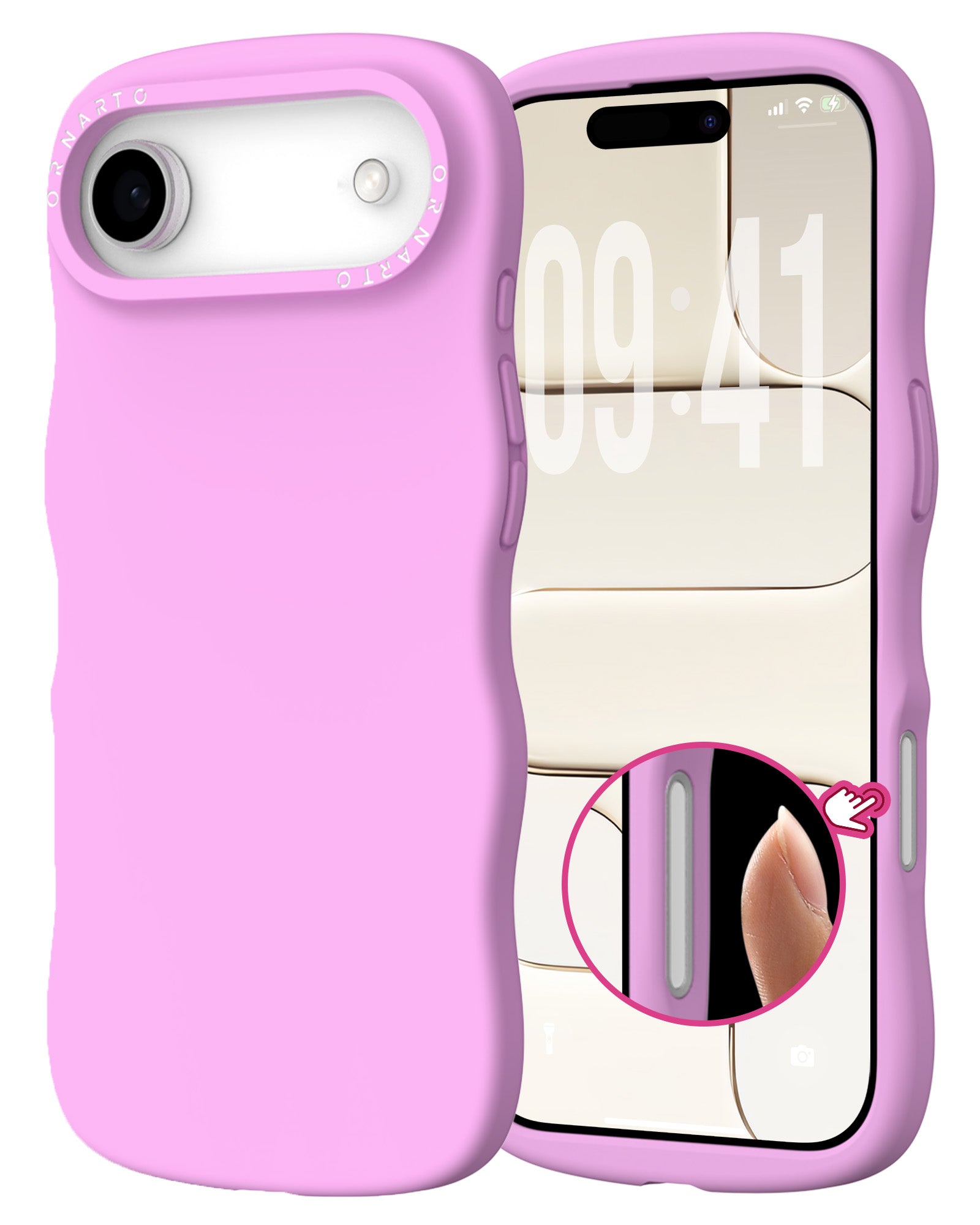 Wavy Liquid Silicone for iPhone 17 Series