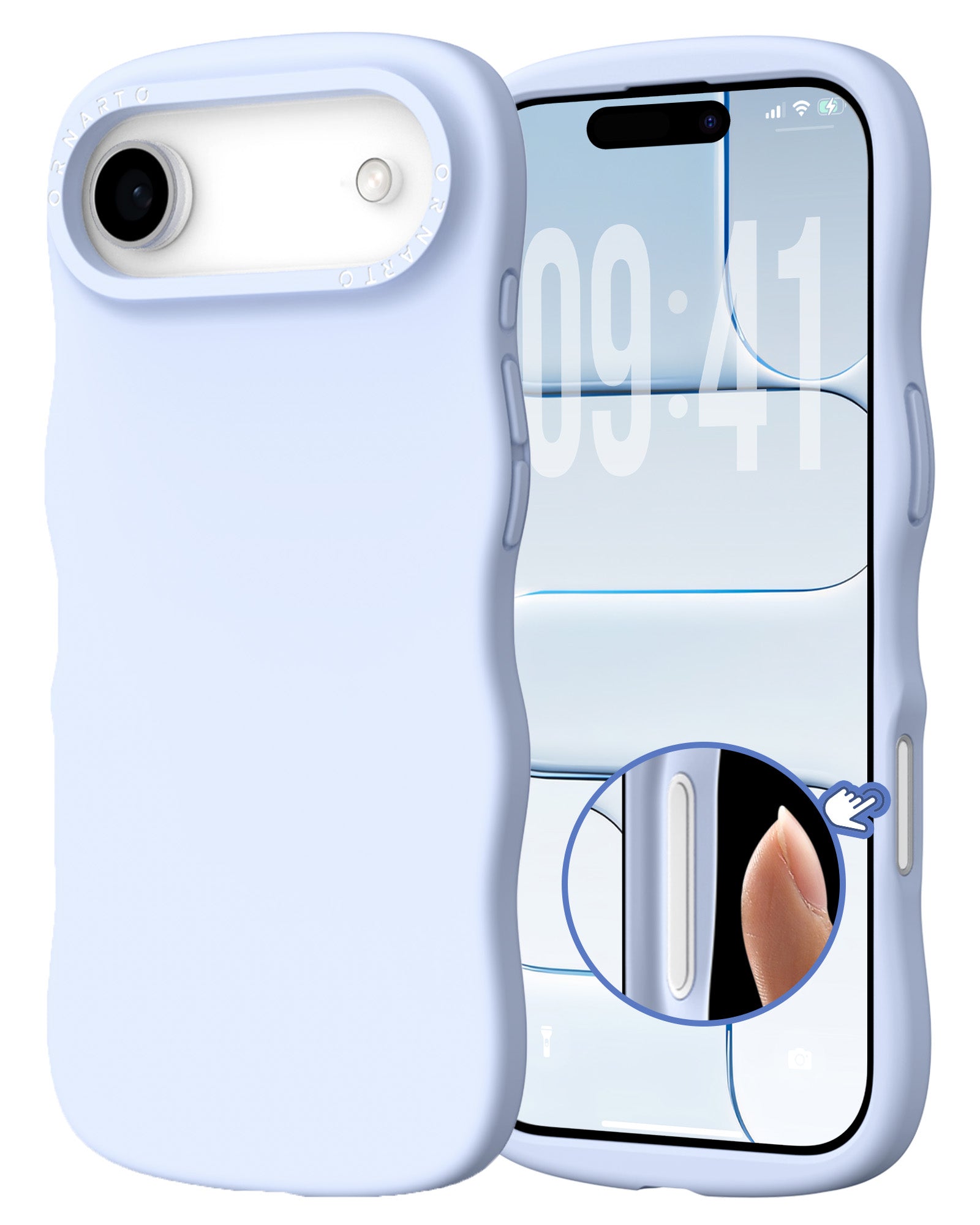 Wavy Liquid Silicone for iPhone 17 Series