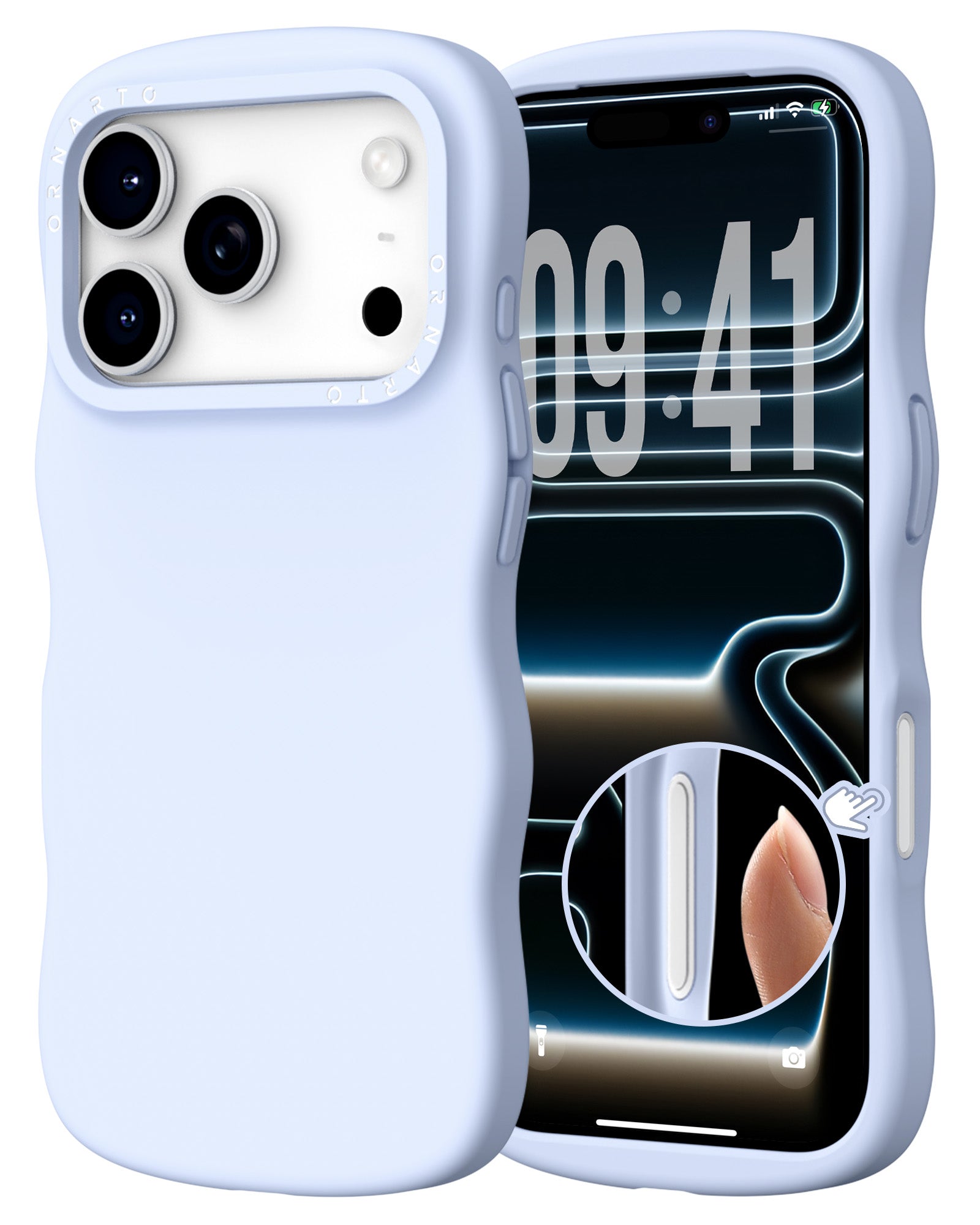 Wavy Liquid Silicone for iPhone 17 Series