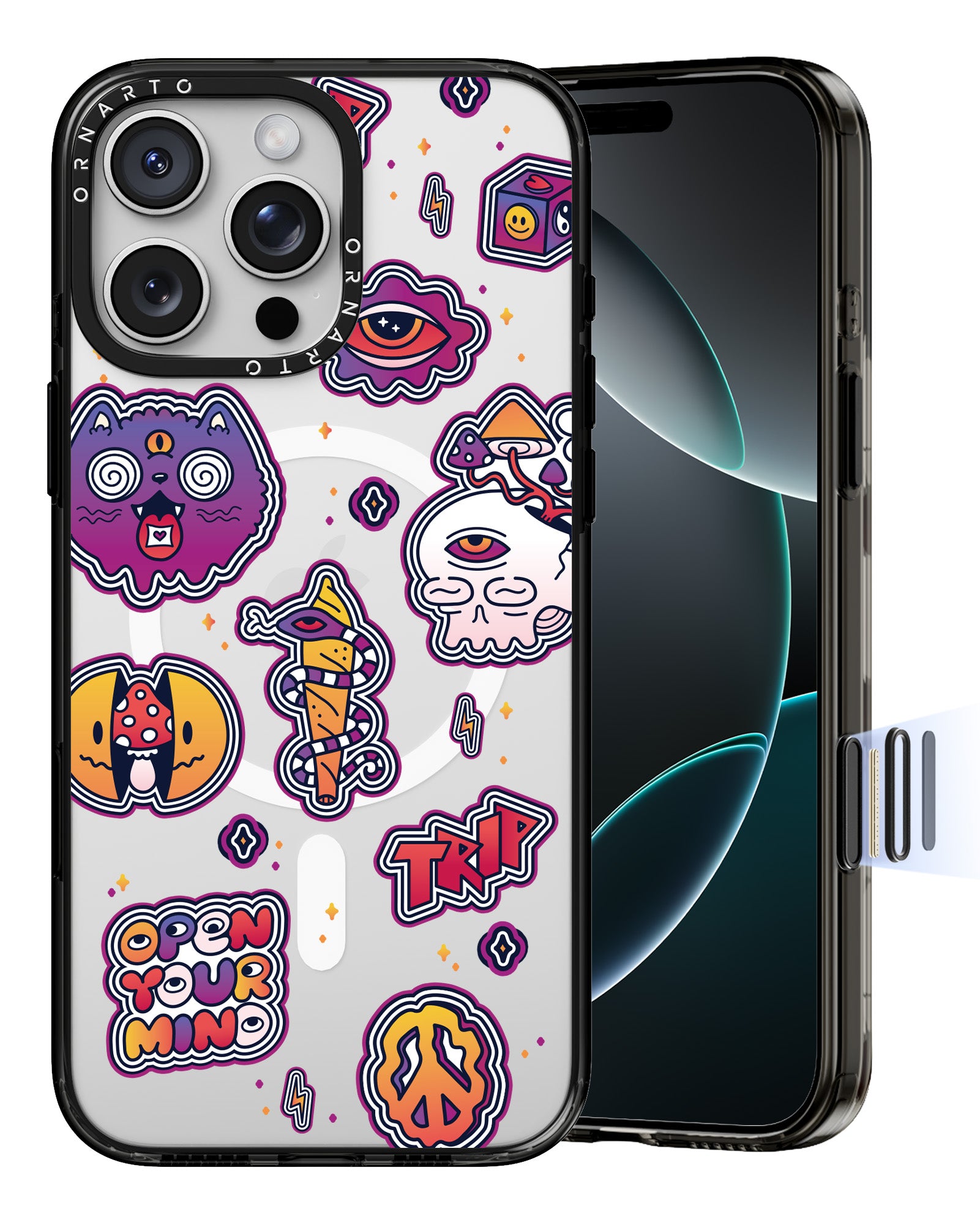 Patterned Clear Cases for iPhone 16 Pro / Pro Max