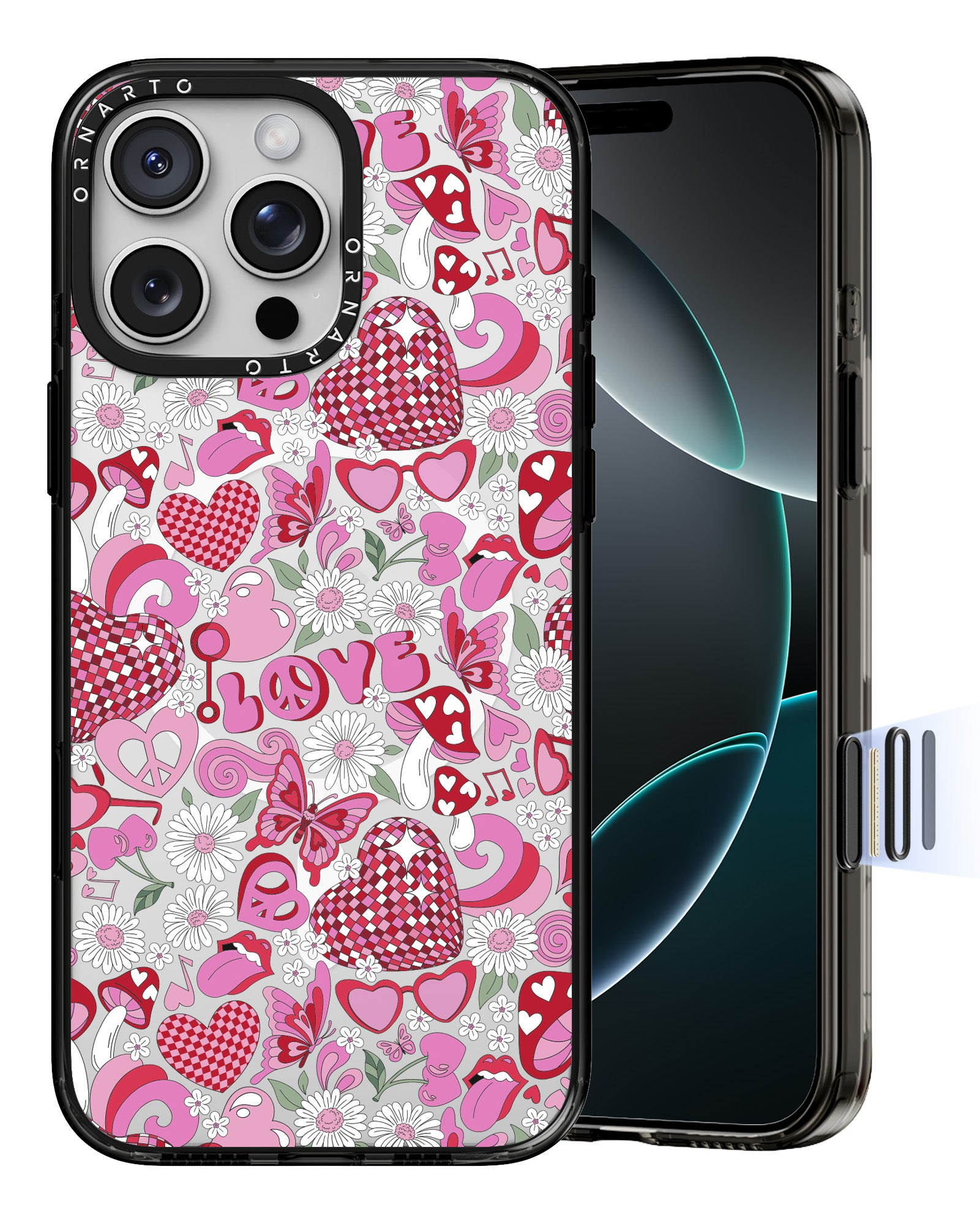Patterned Clear Cases for iPhone 16 Pro / Pro Max