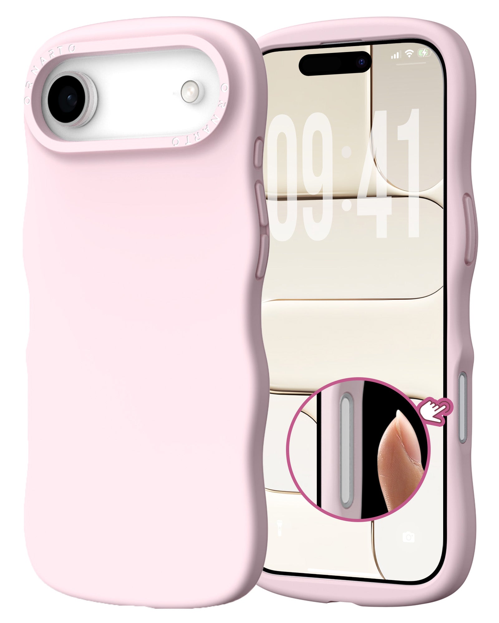 Wavy Liquid Silicone for iPhone 17 Series