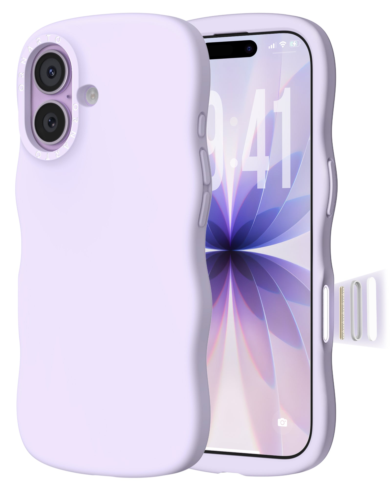 Wavy Liquid Silicone for iPhone 17 Series