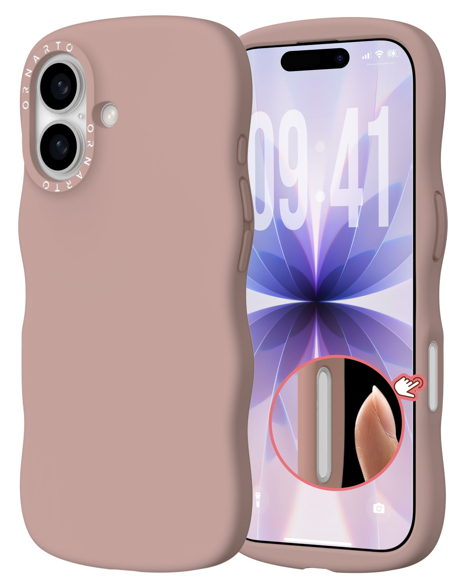 Wavy Liquid Silicone for iPhone 17 Series