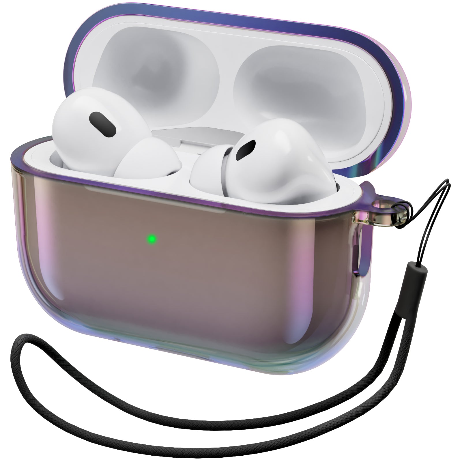 Iridescent AirPods Pro 2 with Lanyard