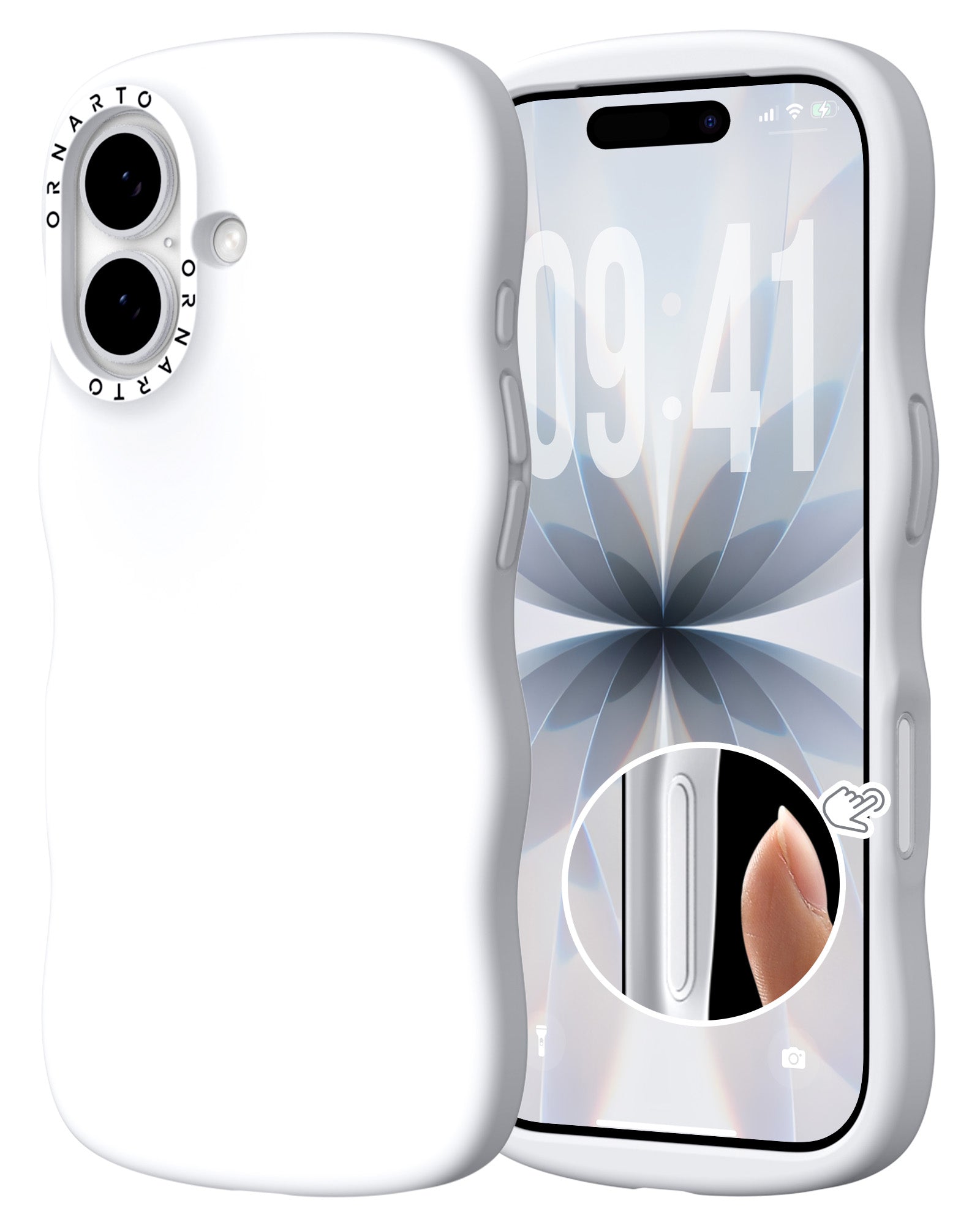 Wavy Liquid Silicone for iPhone 17 Series