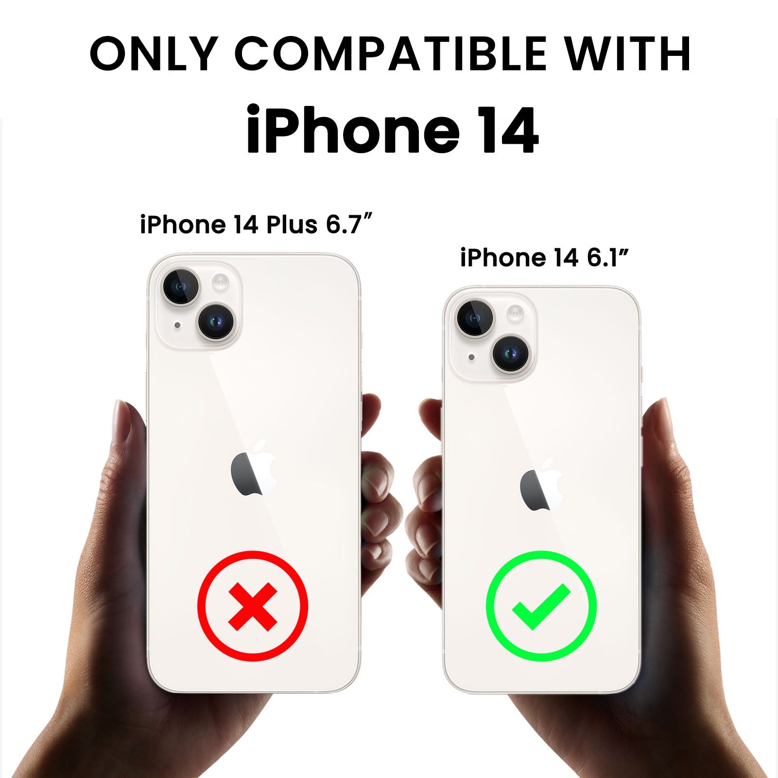Liquid Silicone iPhone 14 Case with Camera Protection and 2 Screen Protectors