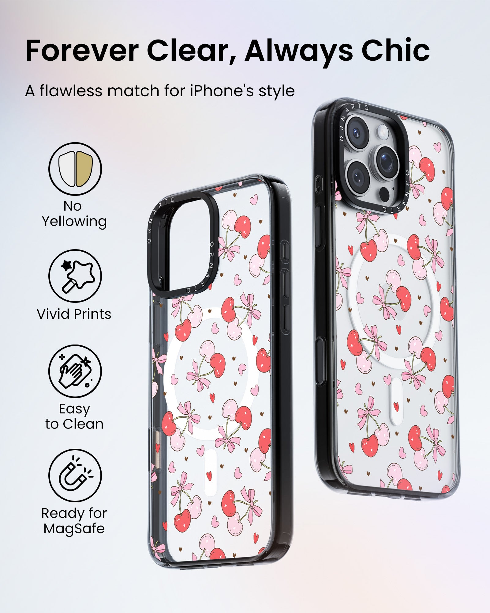 Patterned Clear Cases for iPhone 16 Pro / Pro Max