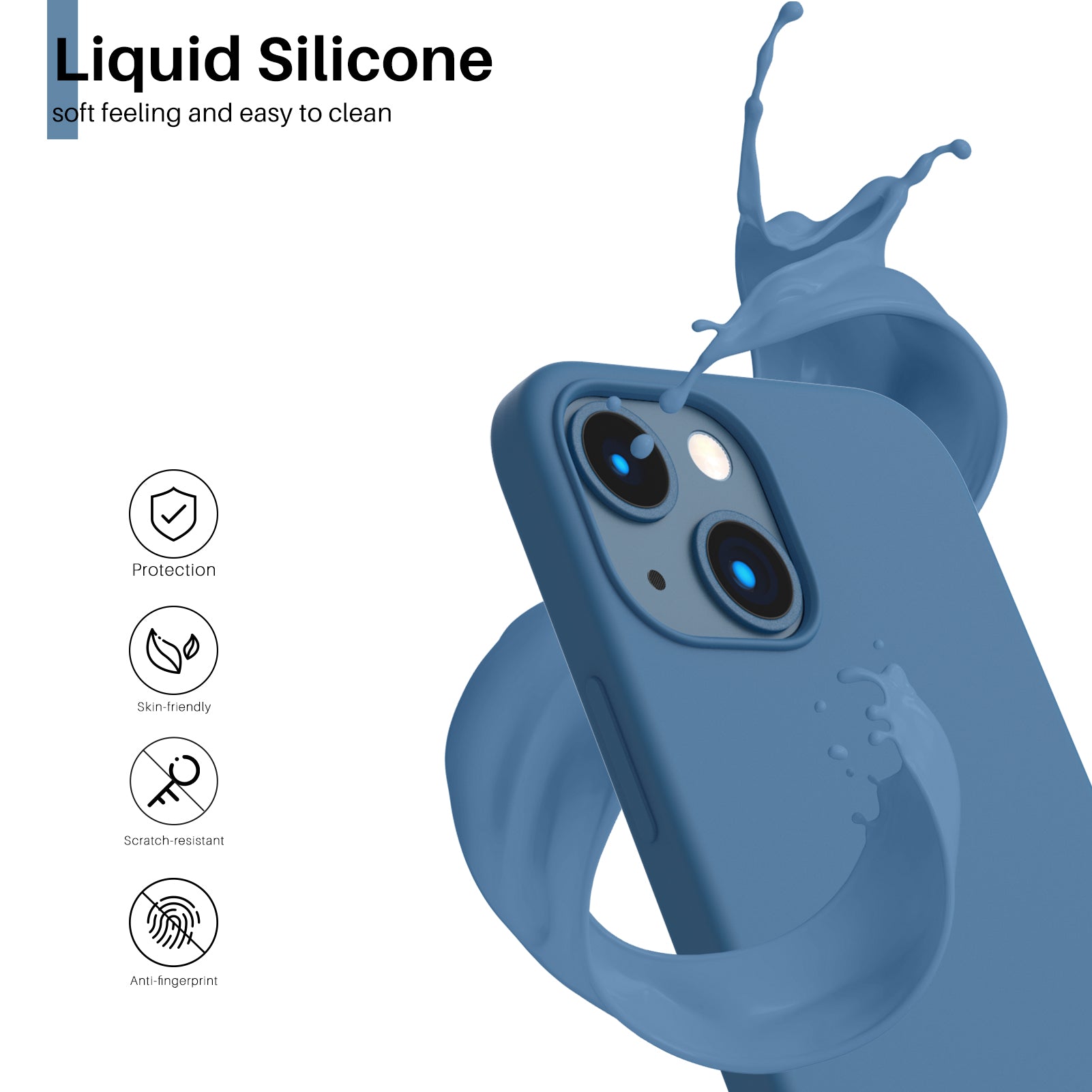 Liquid Silicone Case for iPhone 13 mini