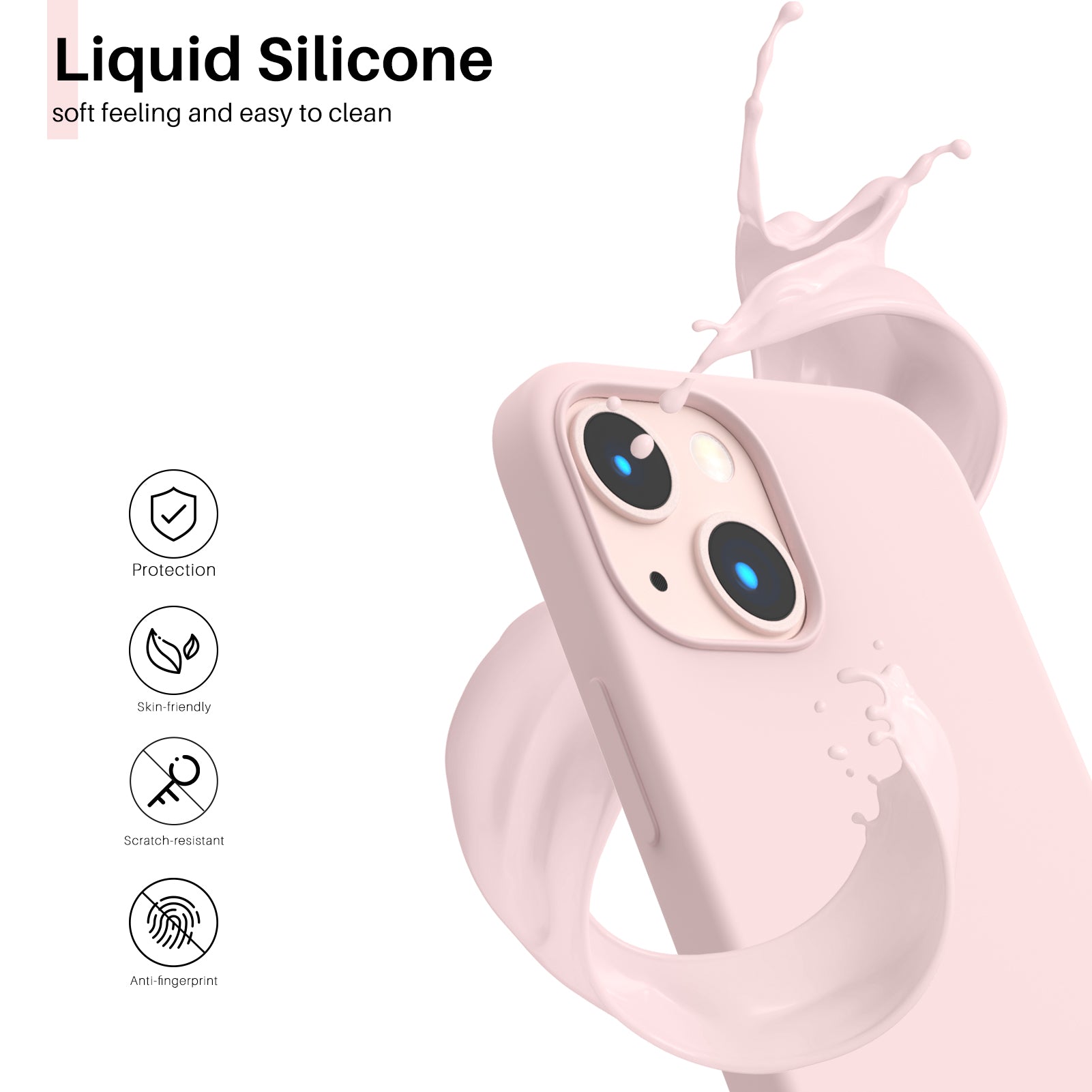 Liquid Silicone Case for iPhone 13 mini