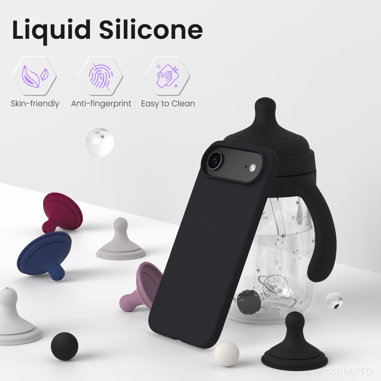 Liquid Silicone Case for iPhone 17 Series