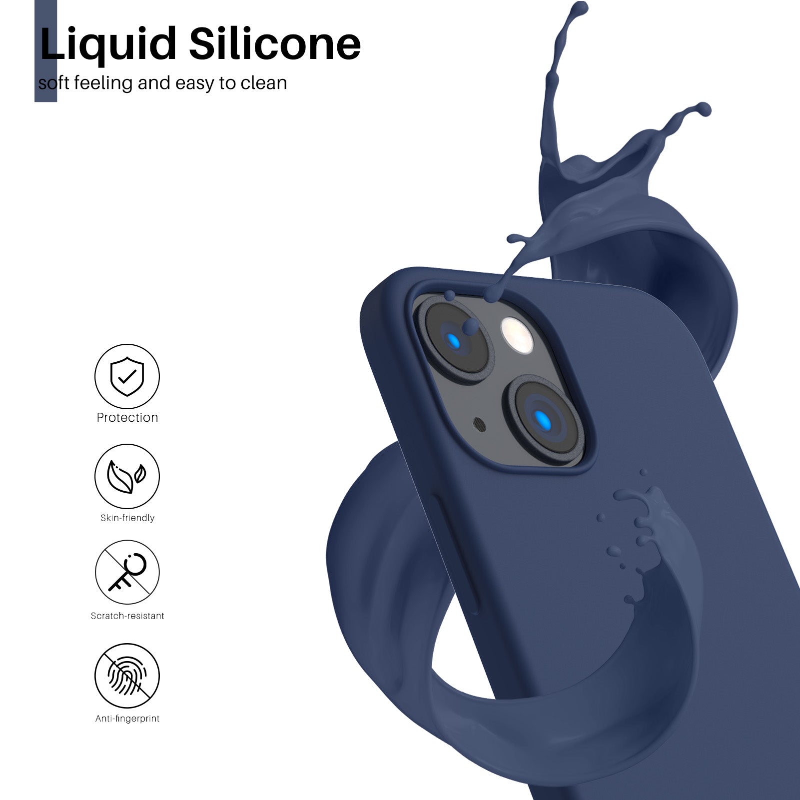 Liquid Silicone Case for iPhone 13 mini