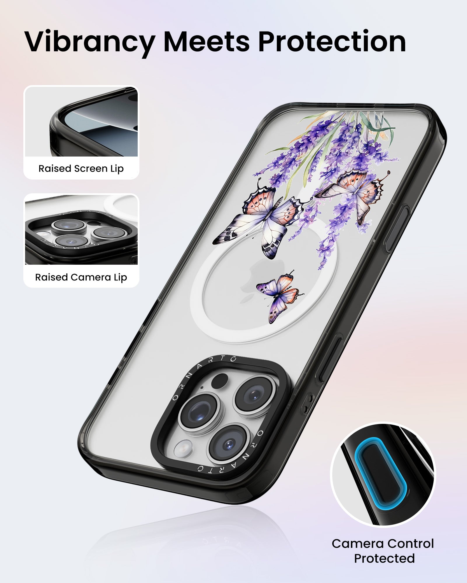 Patterned Clear Cases for iPhone 16 Pro / Pro Max