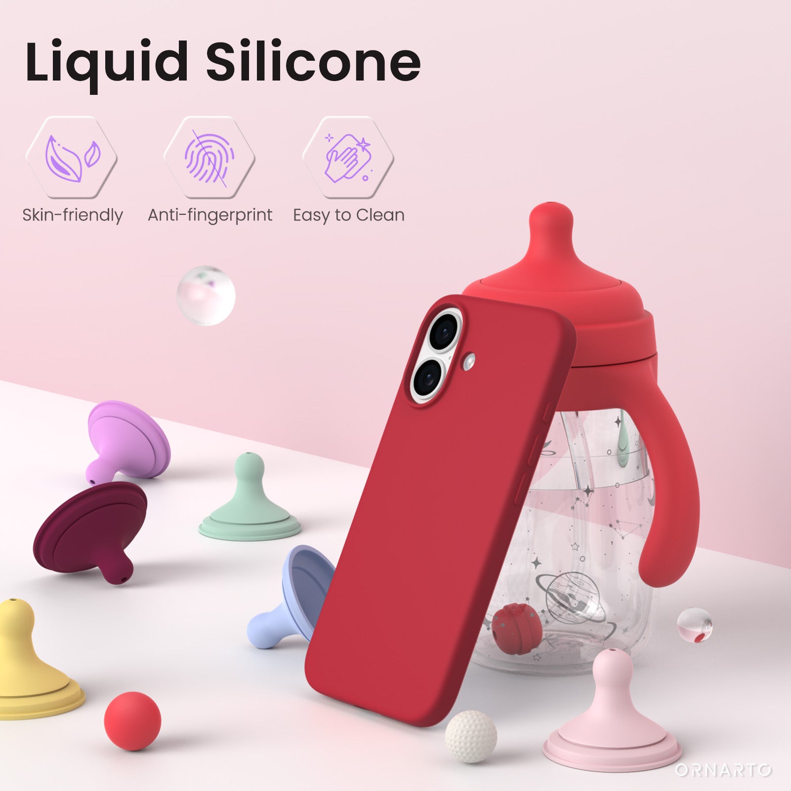 Liquid Silicone Case for iPhone 17 Series