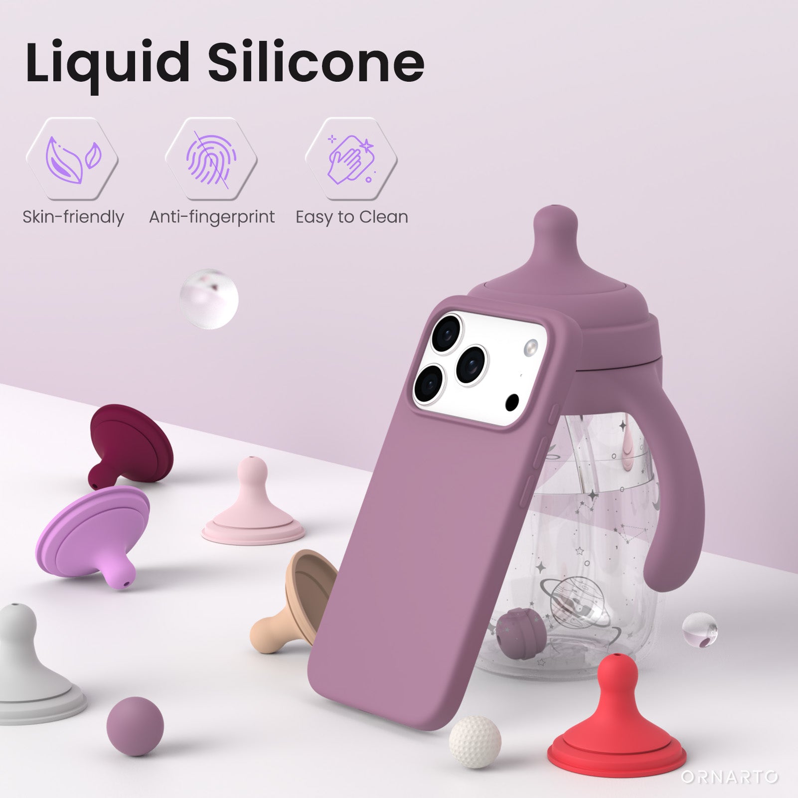 Liquid Silicone Case for iPhone 17 Series