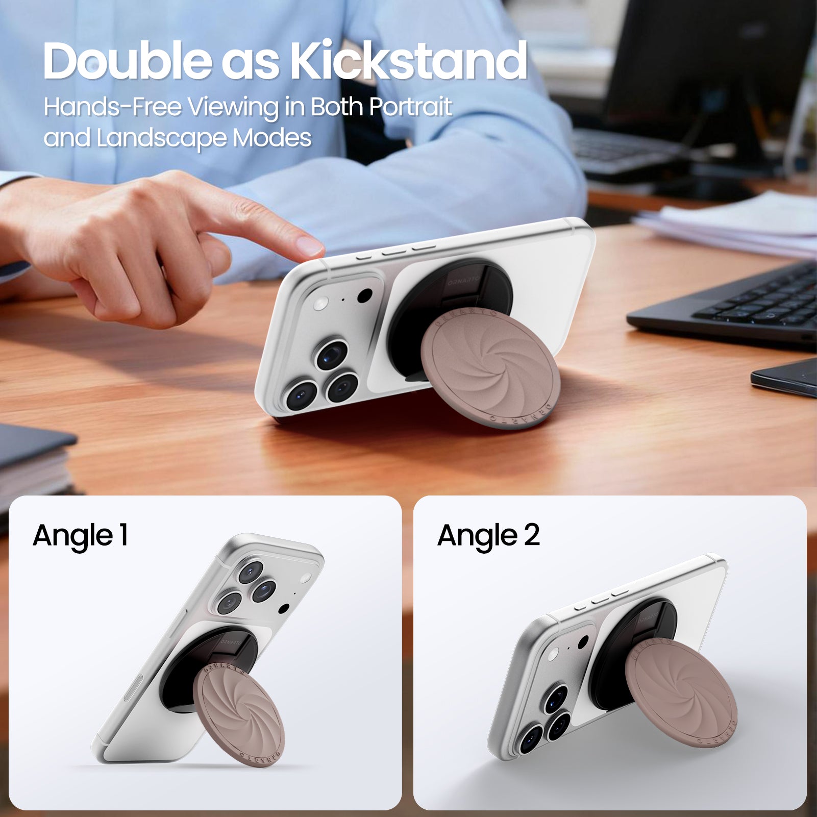 Vortuxe MagSafe Grip Stand for Phone Case