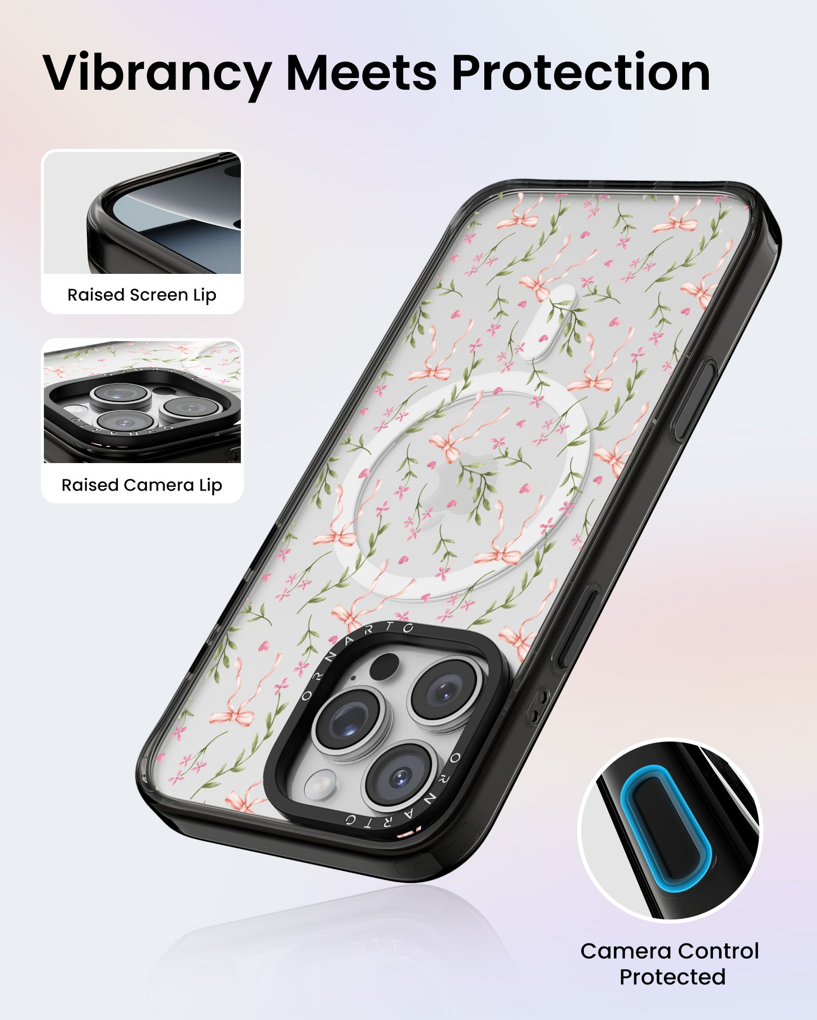 Patterned Clear Cases for iPhone 16 Pro / Pro Max