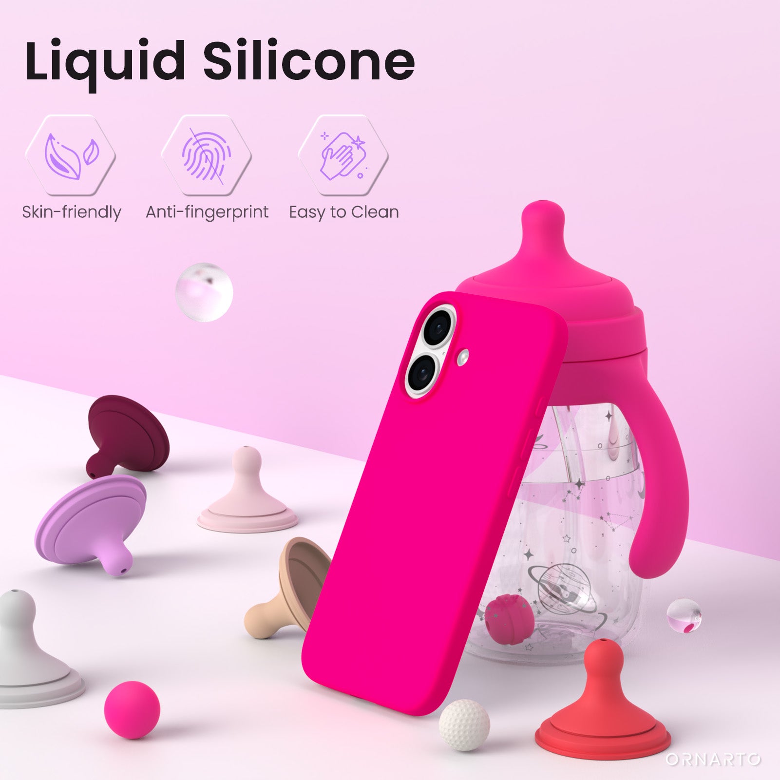 Liquid Silicone Case for iPhone 17 Series