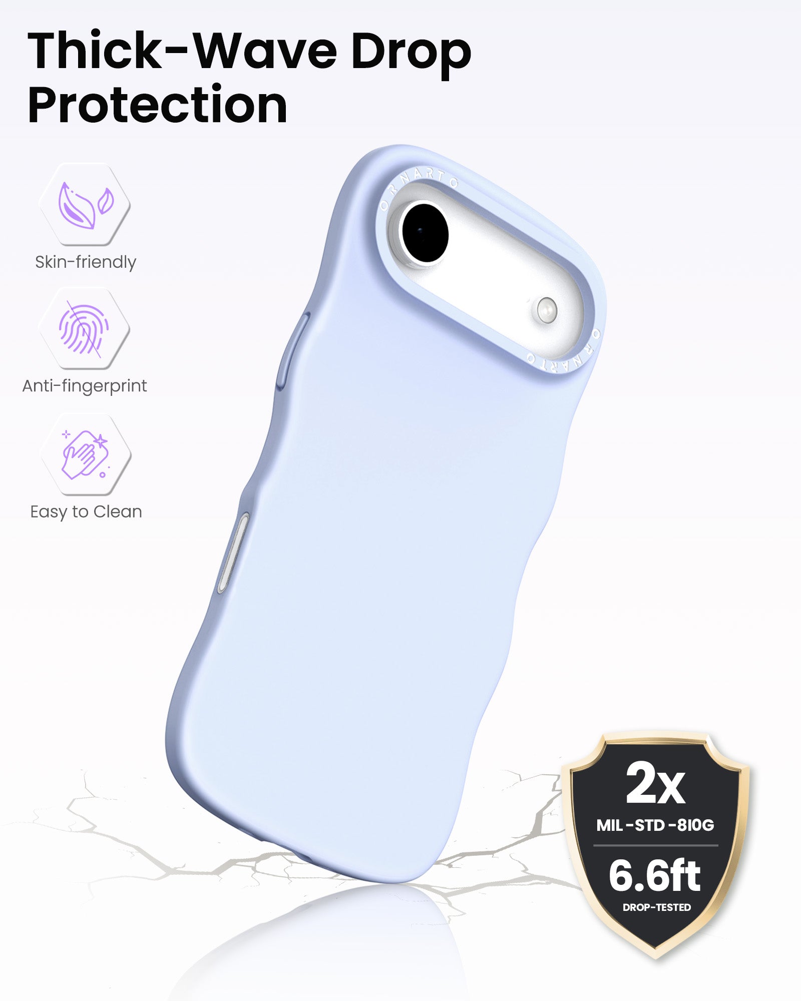 Wavy Liquid Silicone for iPhone 17 Series