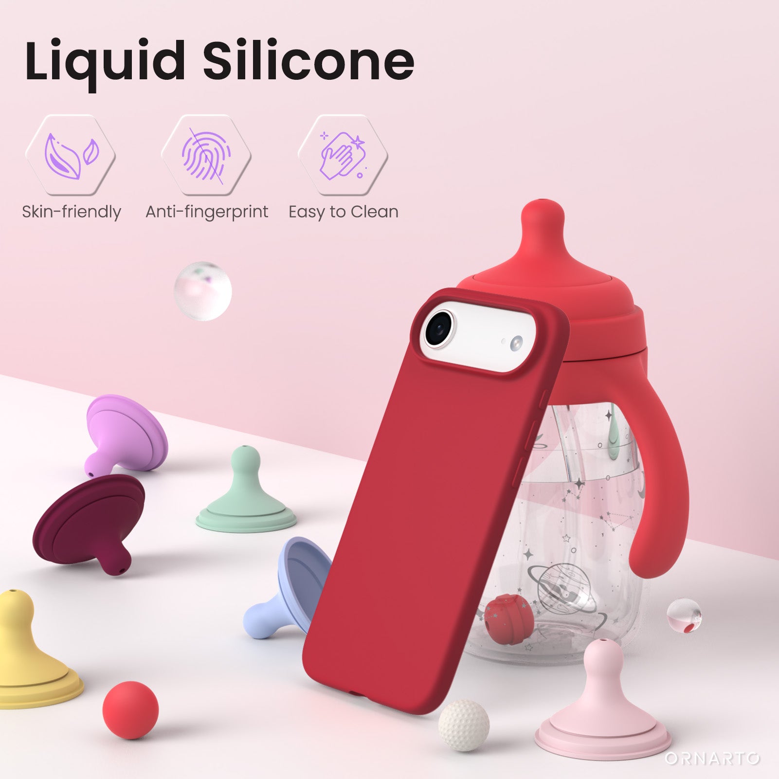 Liquid Silicone Case for iPhone 17 Series