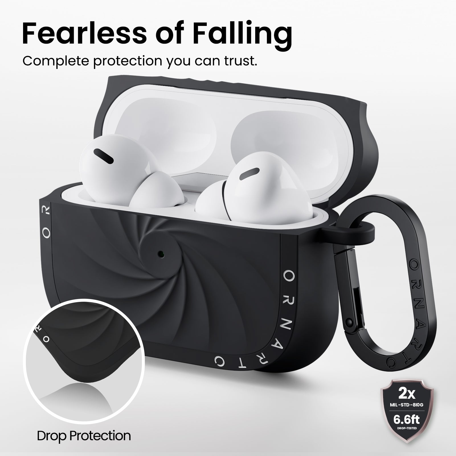 VORTUXE Liquid Silicone AirPods Pro 2 Case