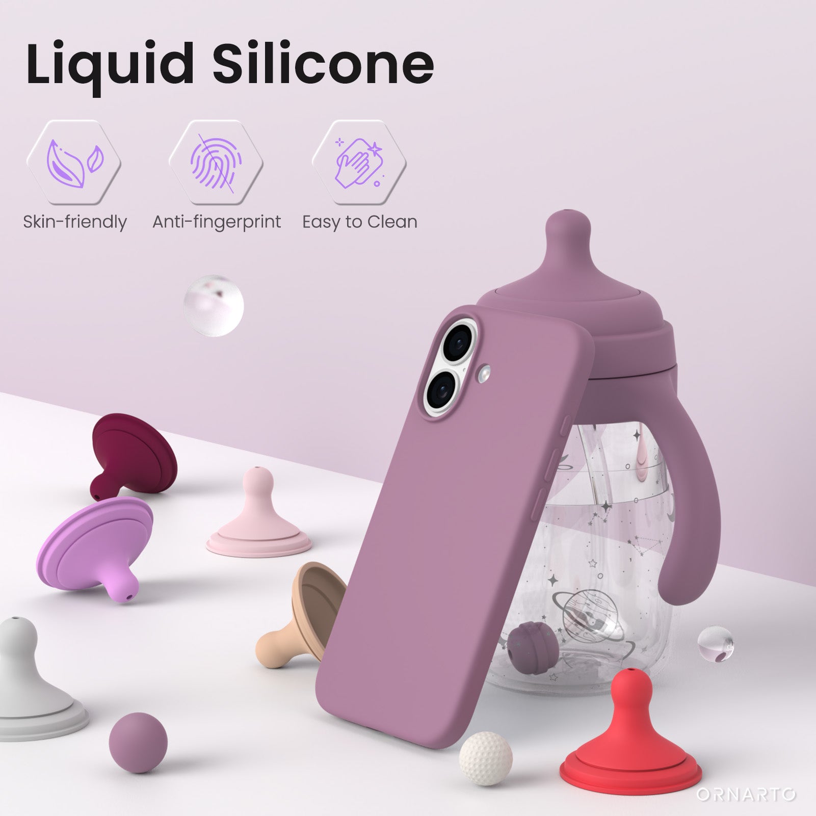 Liquid Silicone Case for iPhone 17 Series