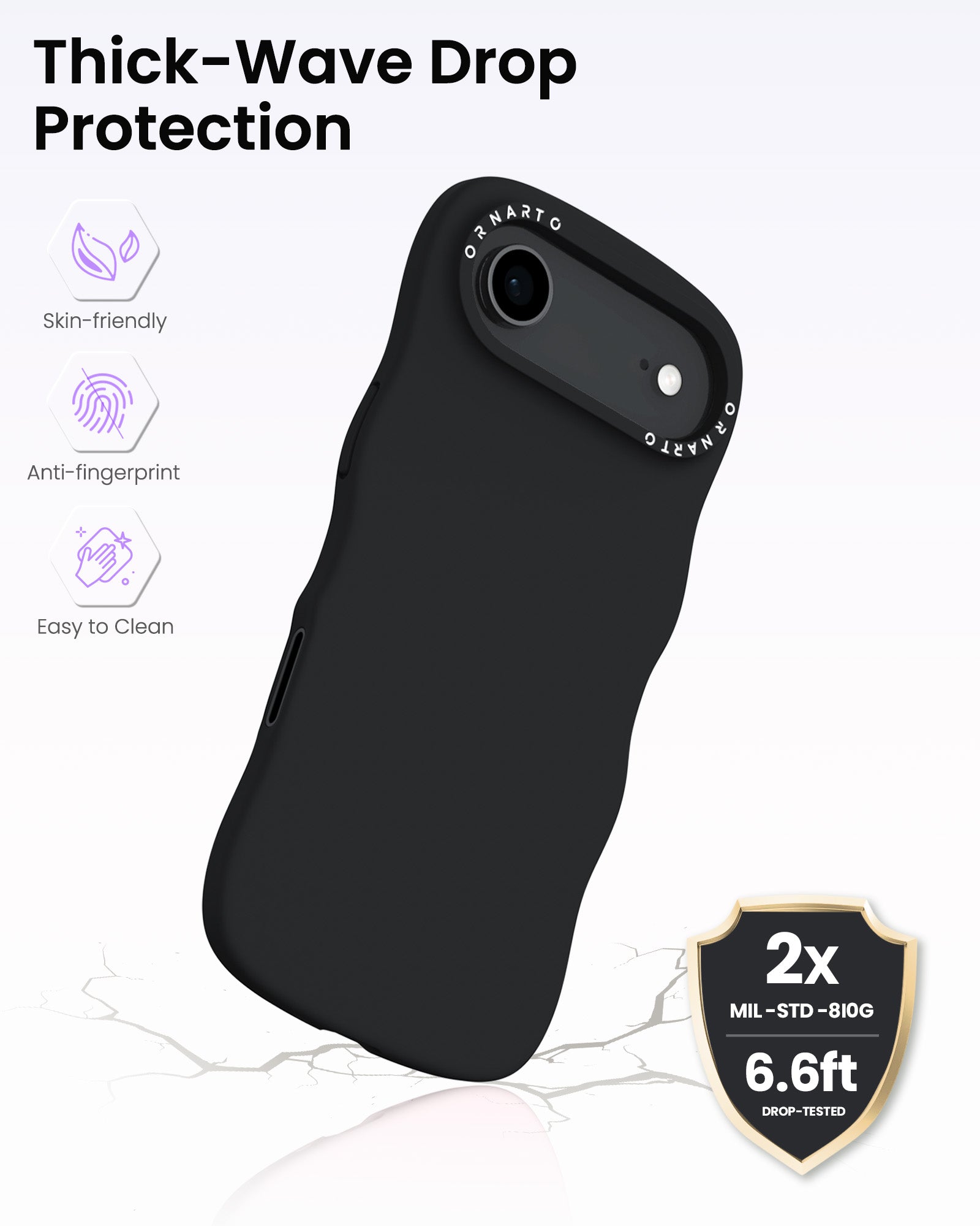 Wavy Liquid Silicone for iPhone 17 Series