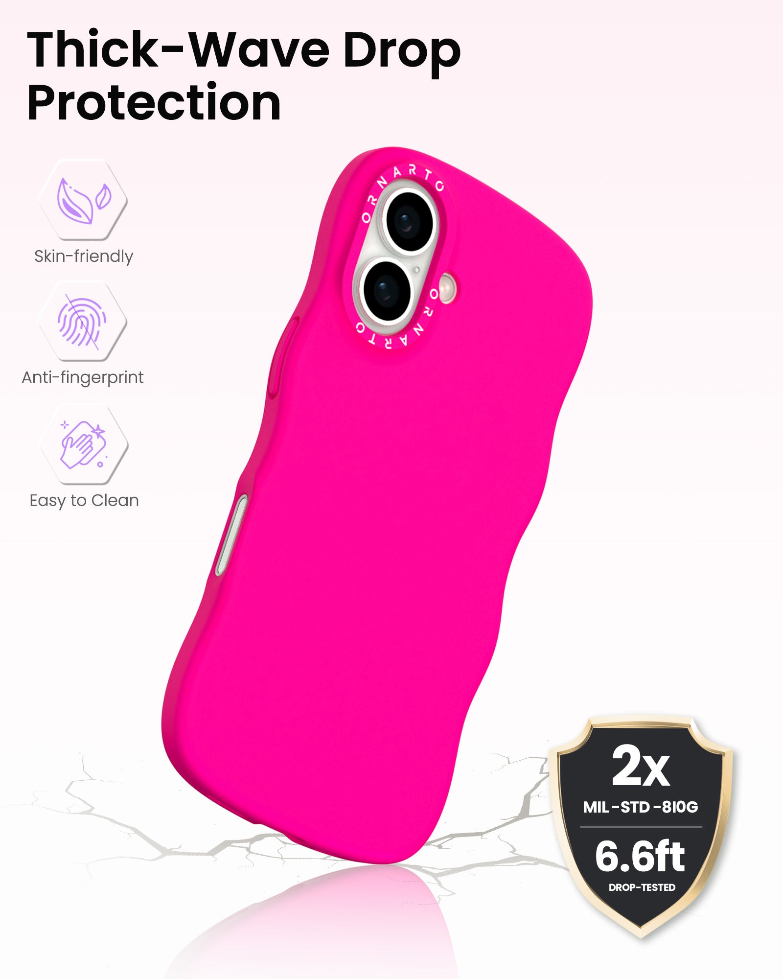 Wavy Liquid Silicone for iPhone 17 Series