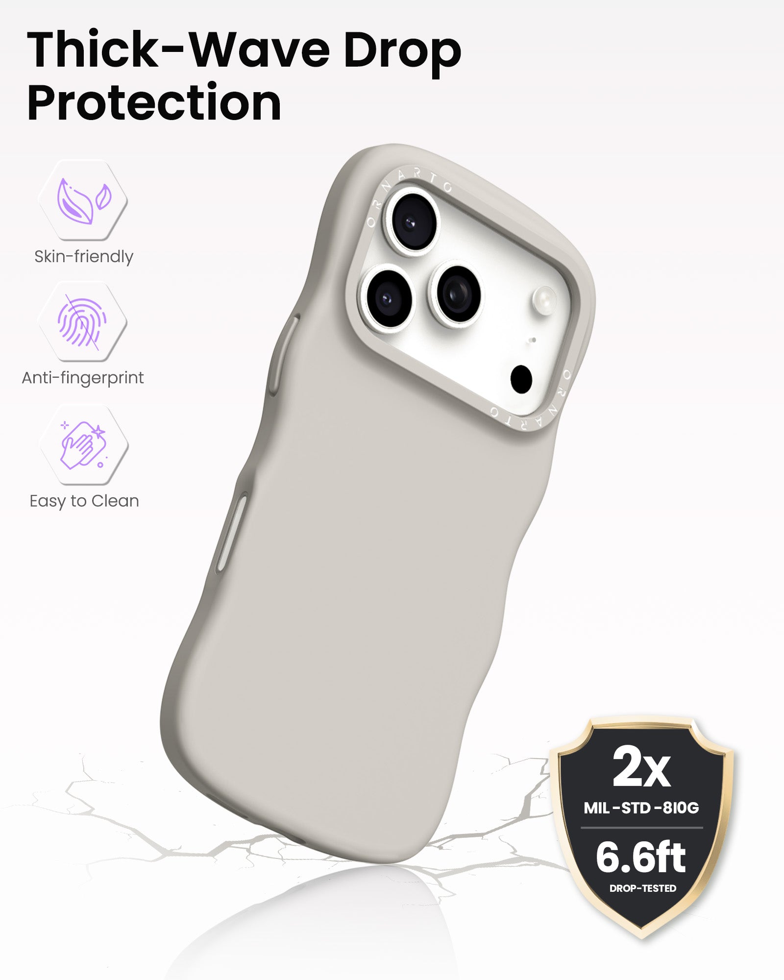 Wavy Liquid Silicone for iPhone 17 Series