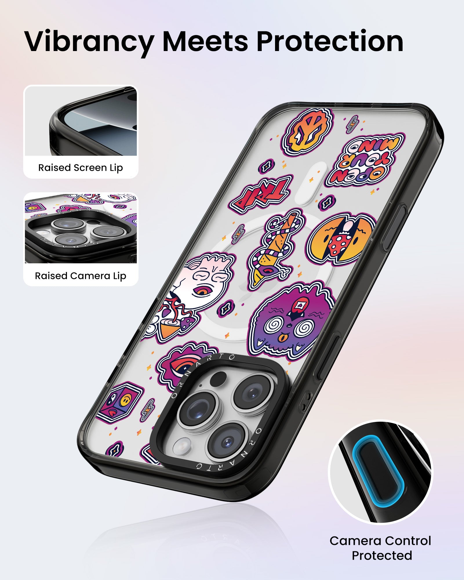 Patterned Clear Cases for iPhone 16 Pro / Pro Max