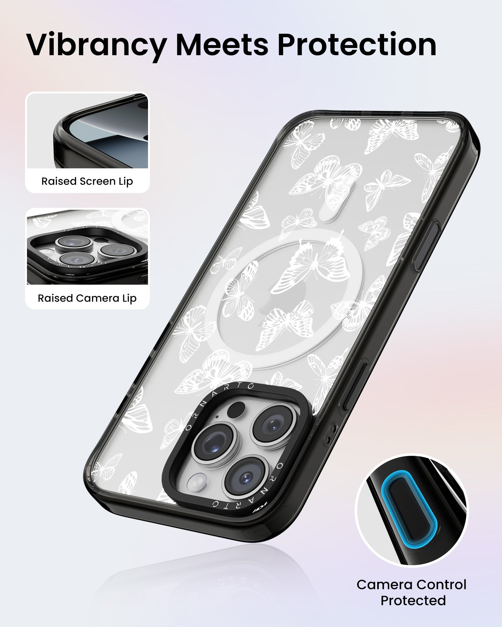 Patterned Clear Cases for iPhone 16 Pro / Pro Max