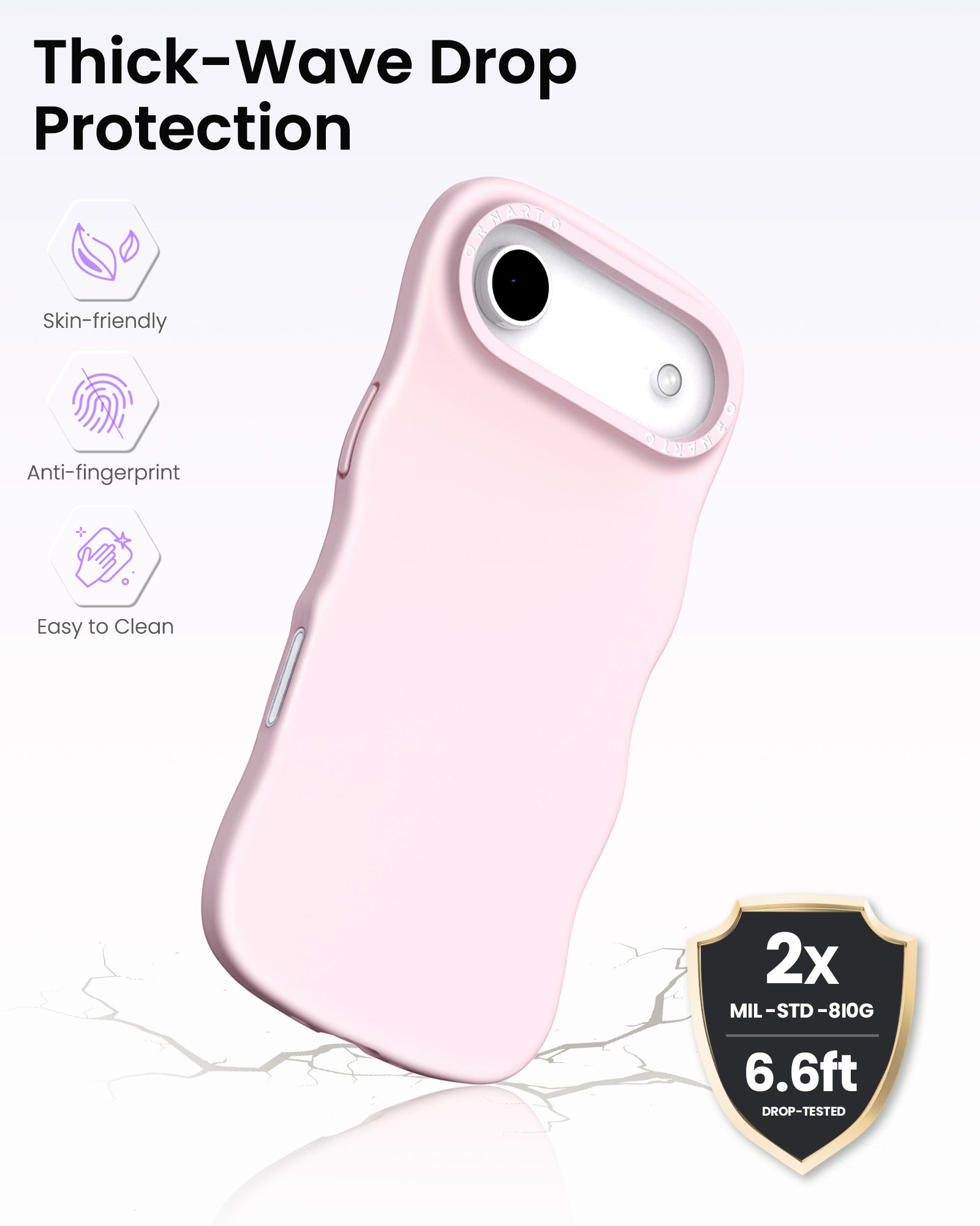 Wavy Liquid Silicone for iPhone 17 Series