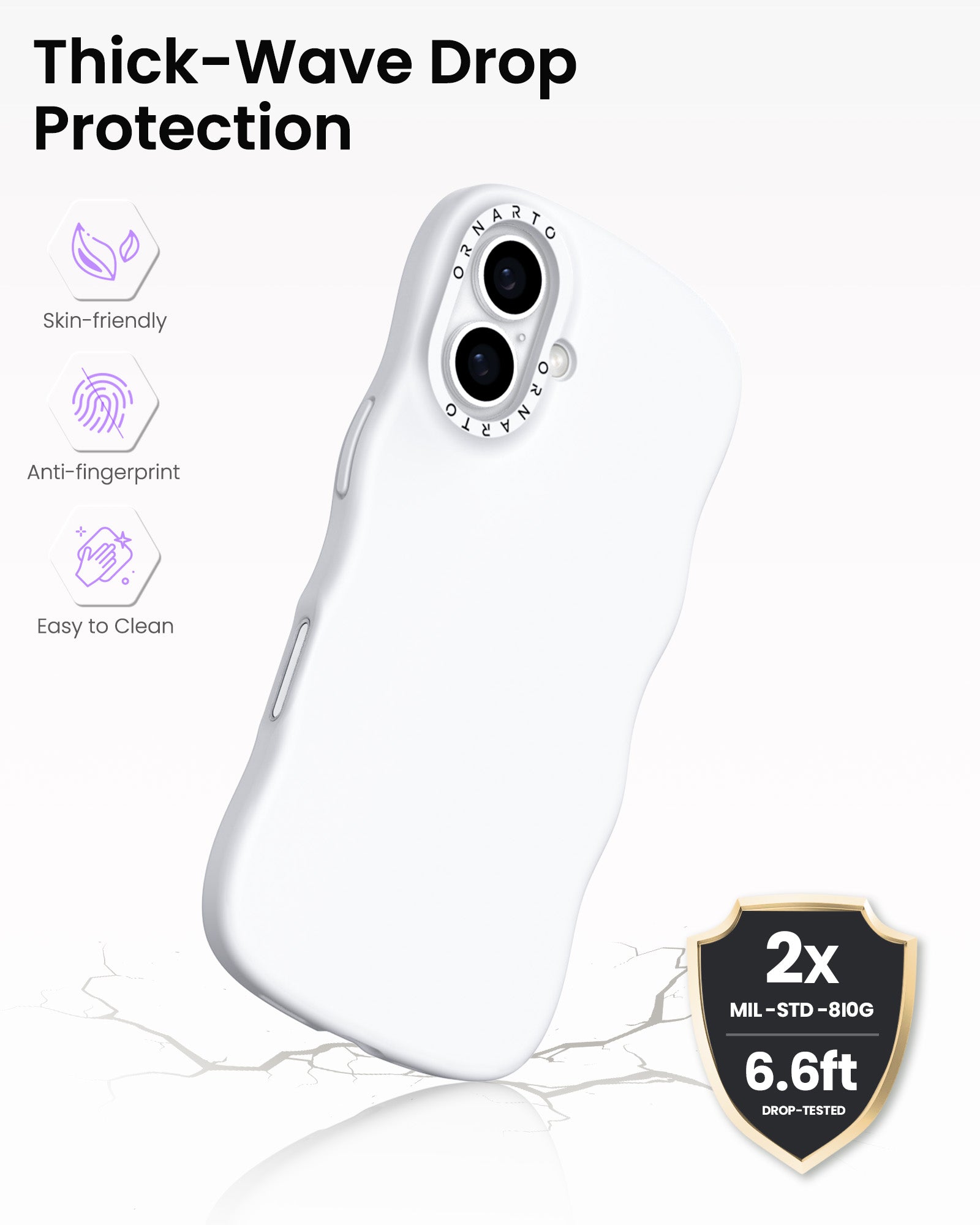 Wavy Liquid Silicone for iPhone 17 Series