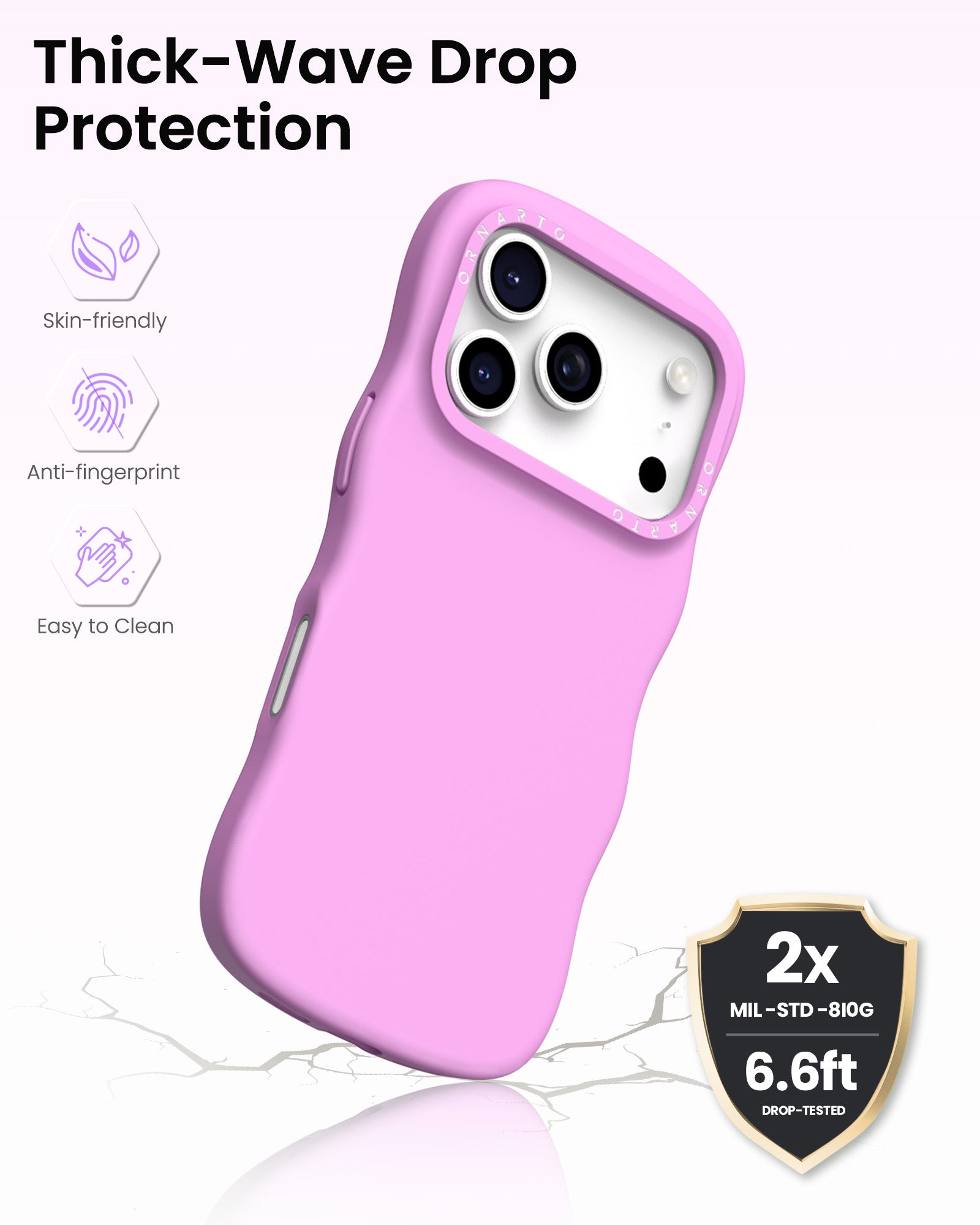Wavy Liquid Silicone for iPhone 17 Series