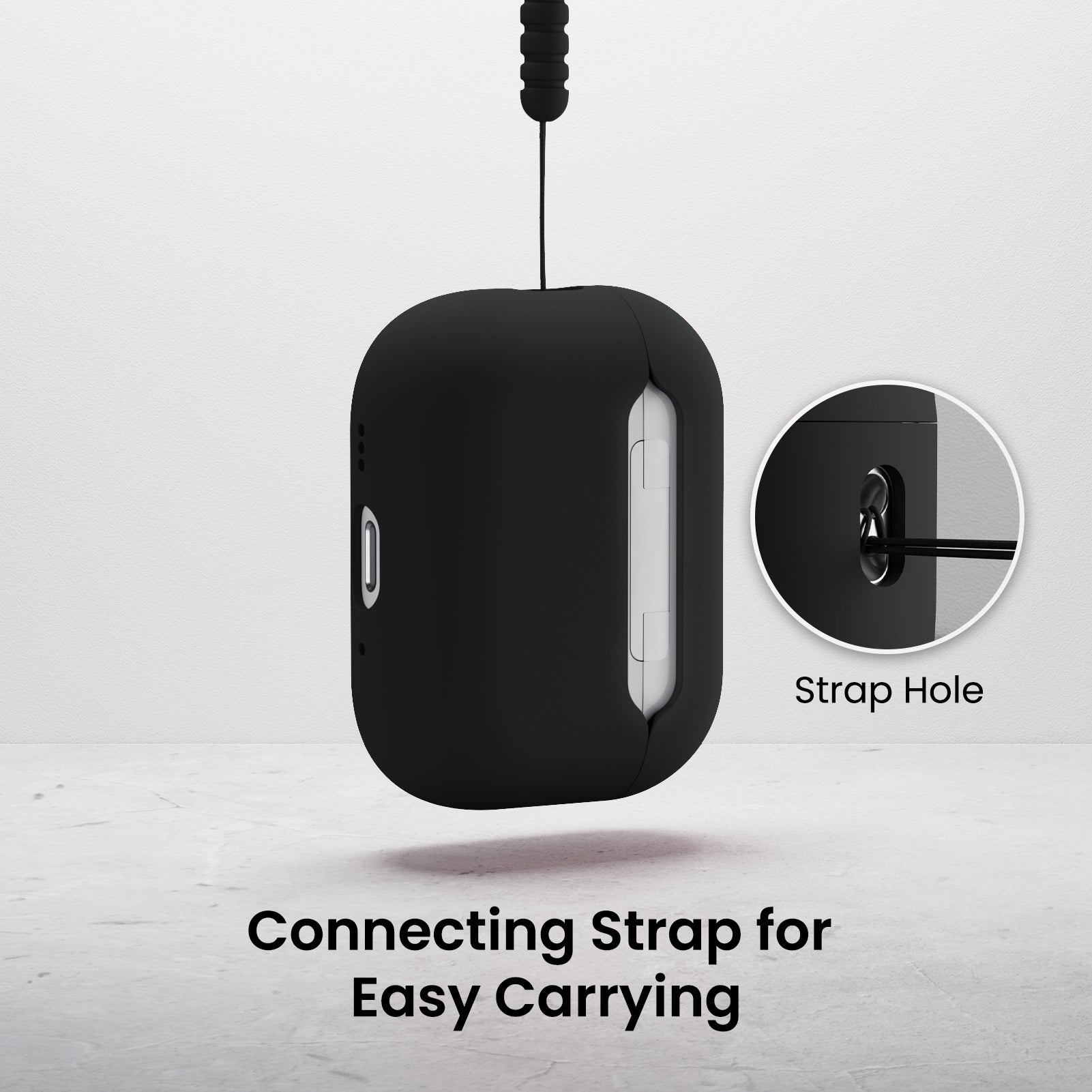 Liquid Silicone AirPods Pro 3 with Lanyard